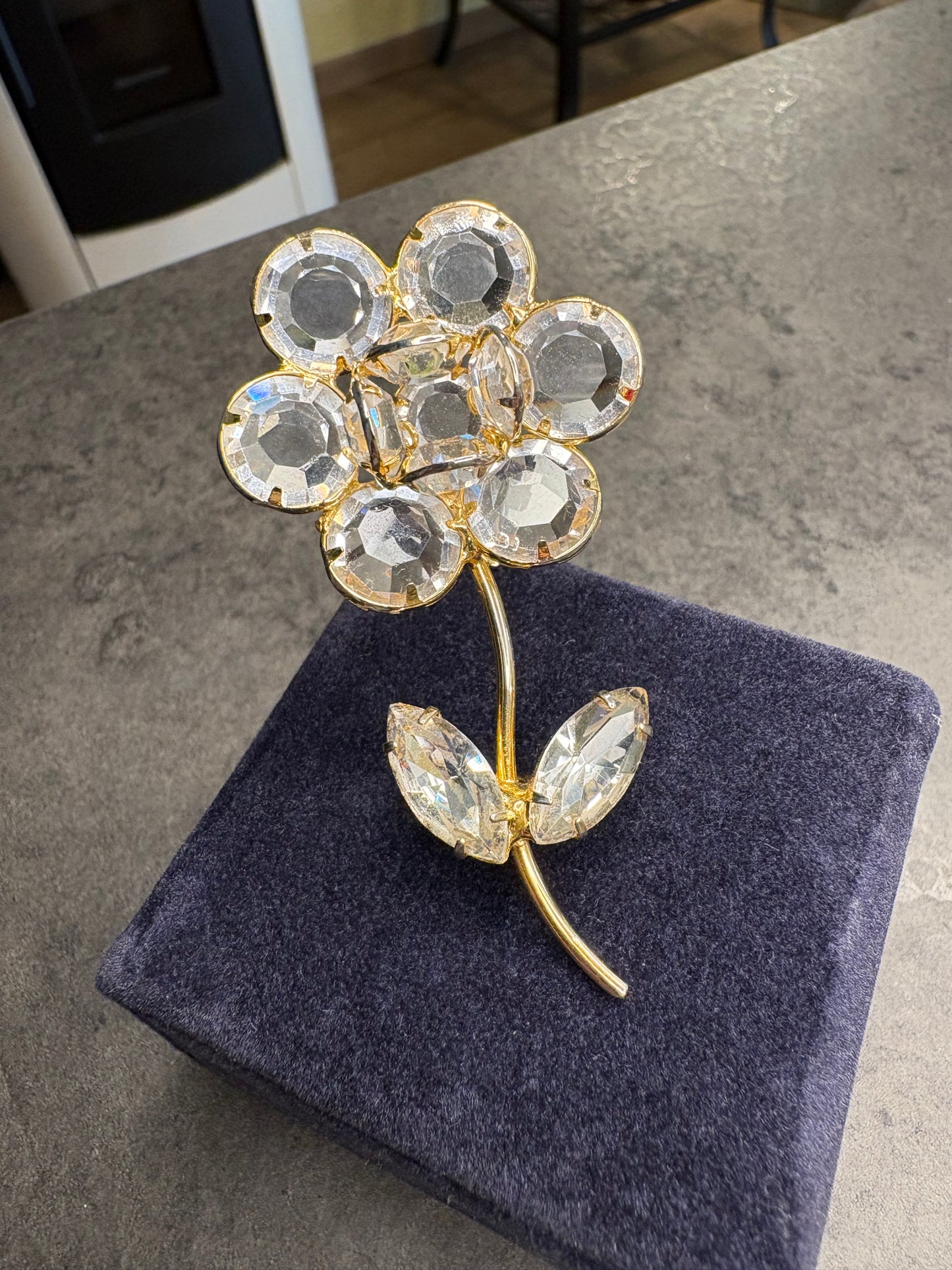 Spilla Fiore “Bezel”