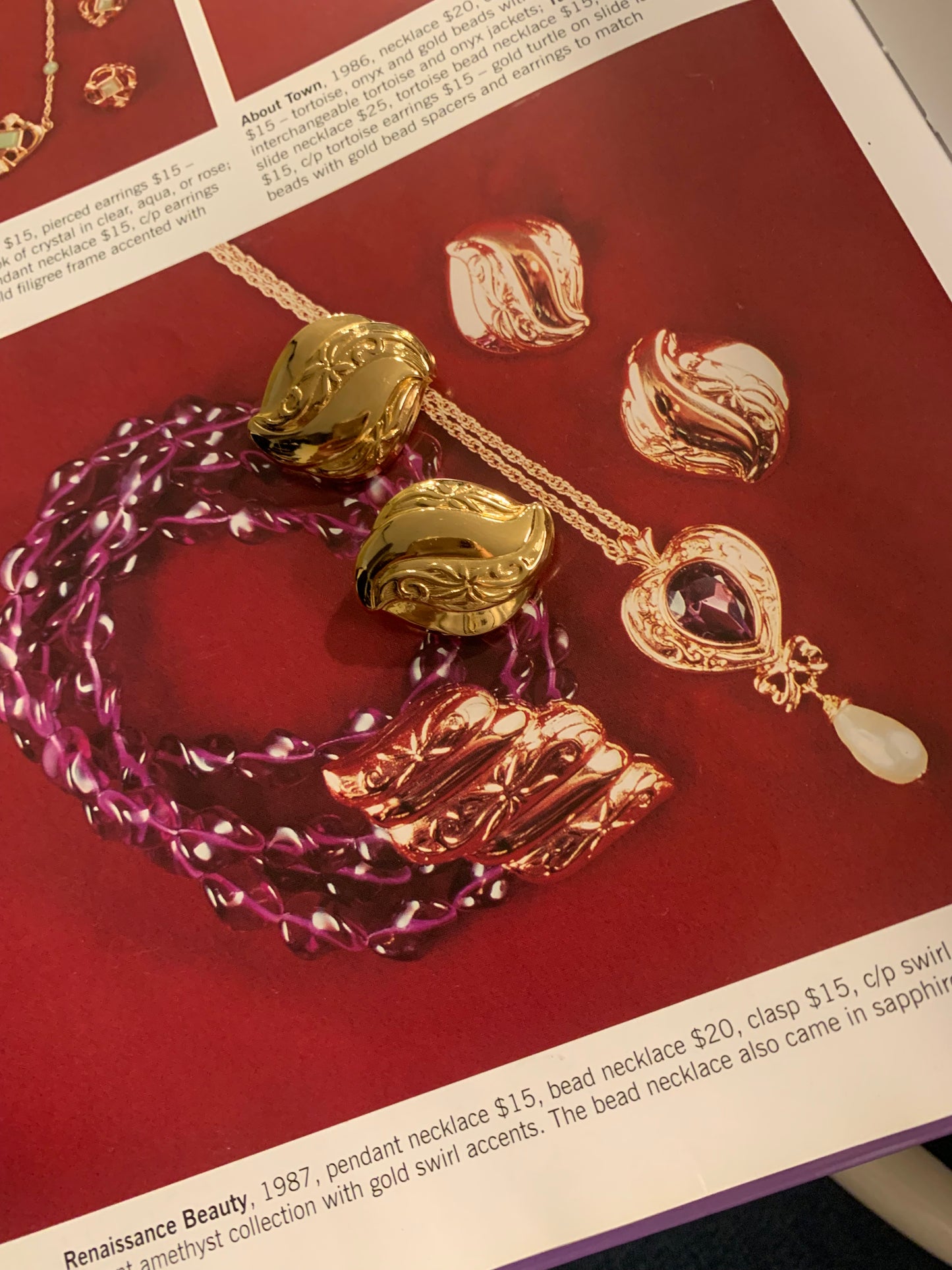 Orecchìni Avon 1987