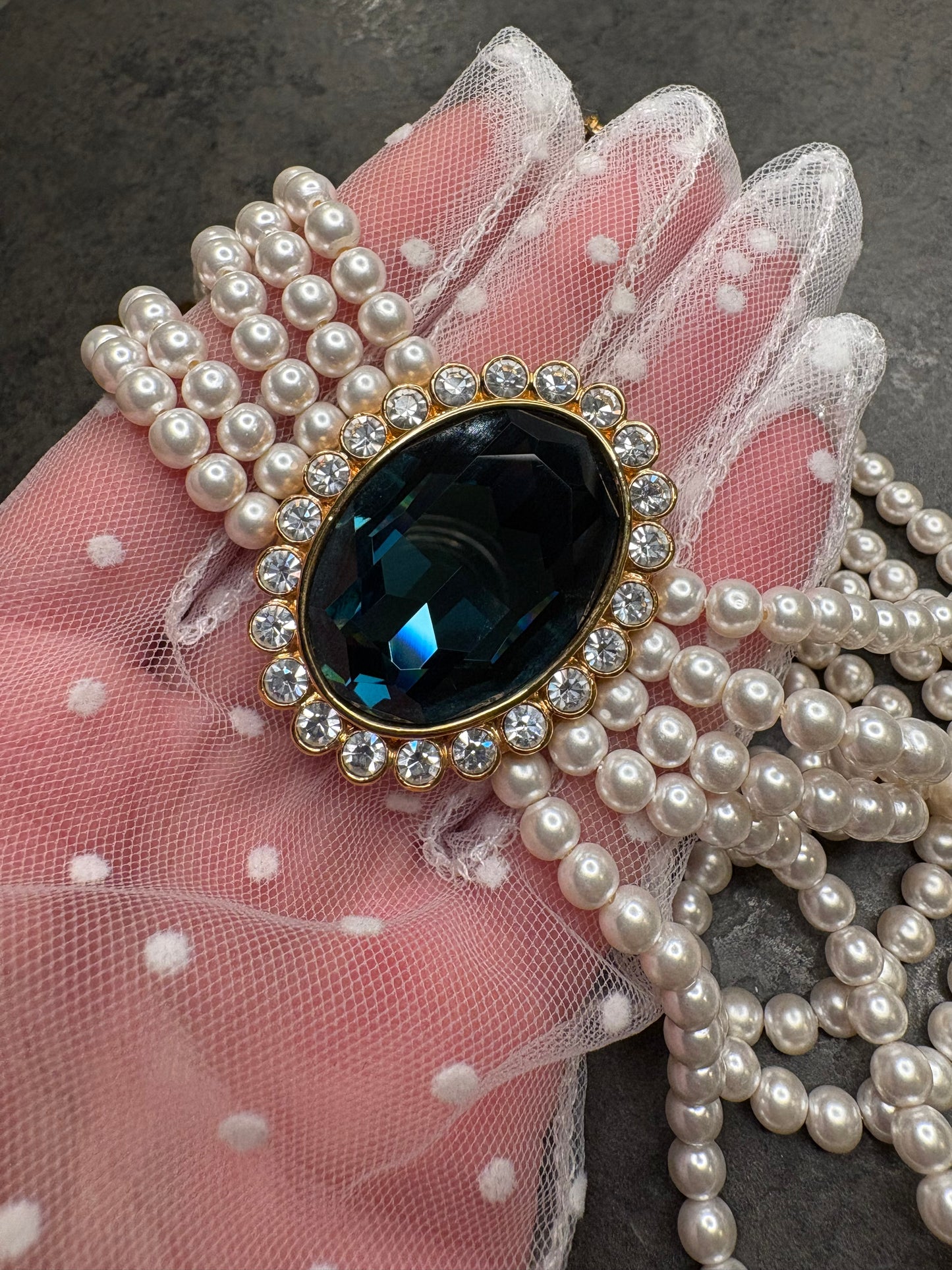 Collier “Queen of Hearts”