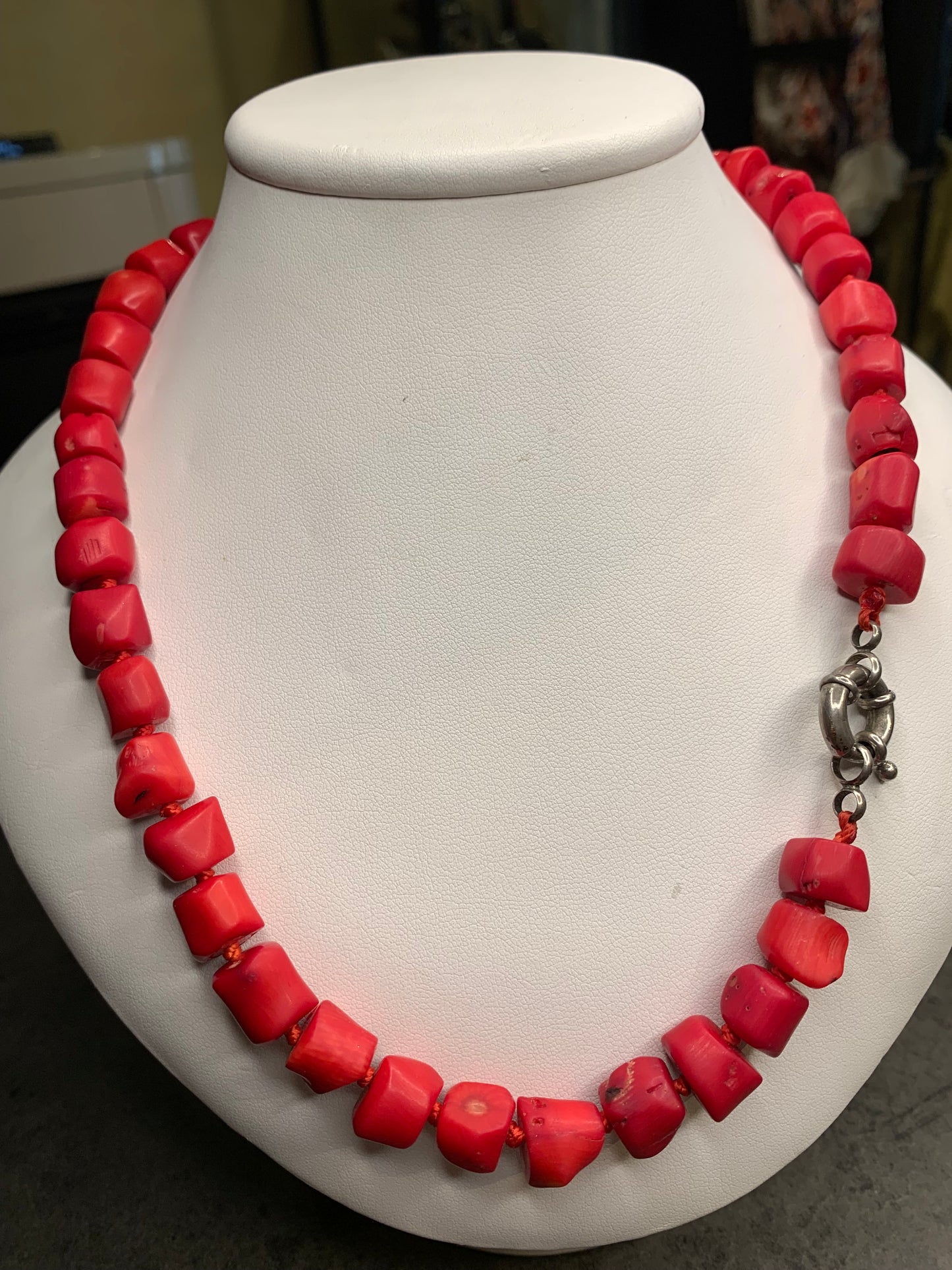 Collana corallo bambù