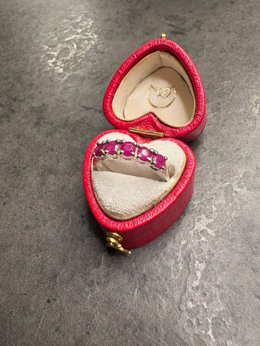 Anello Argento 925 e Rubini