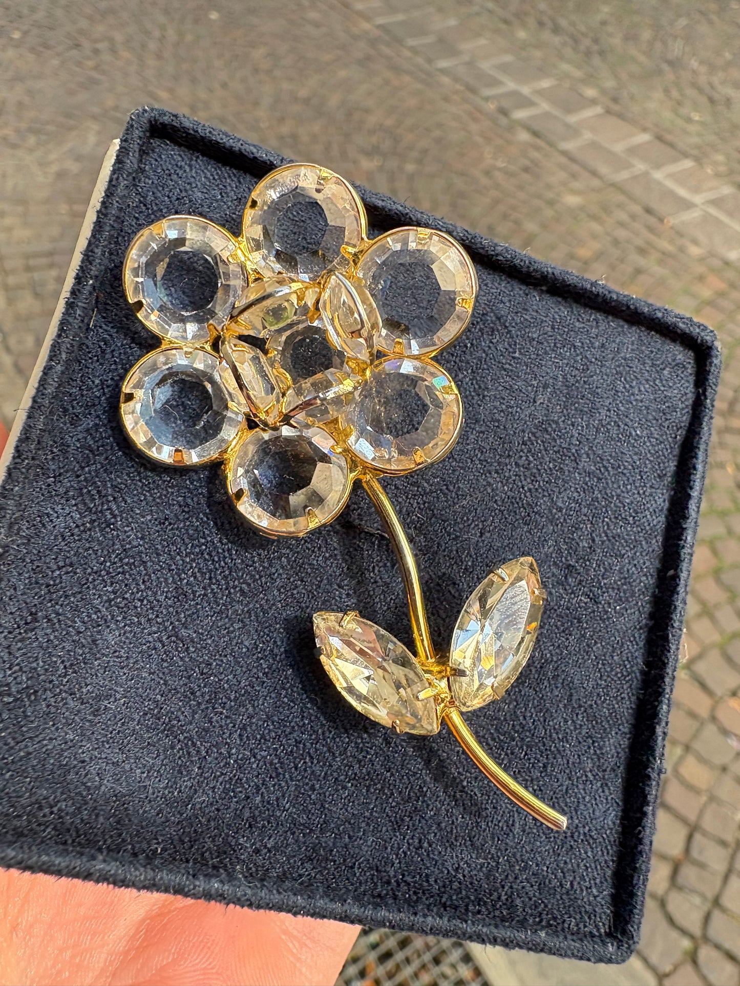 Spilla Fiore “Bezel”