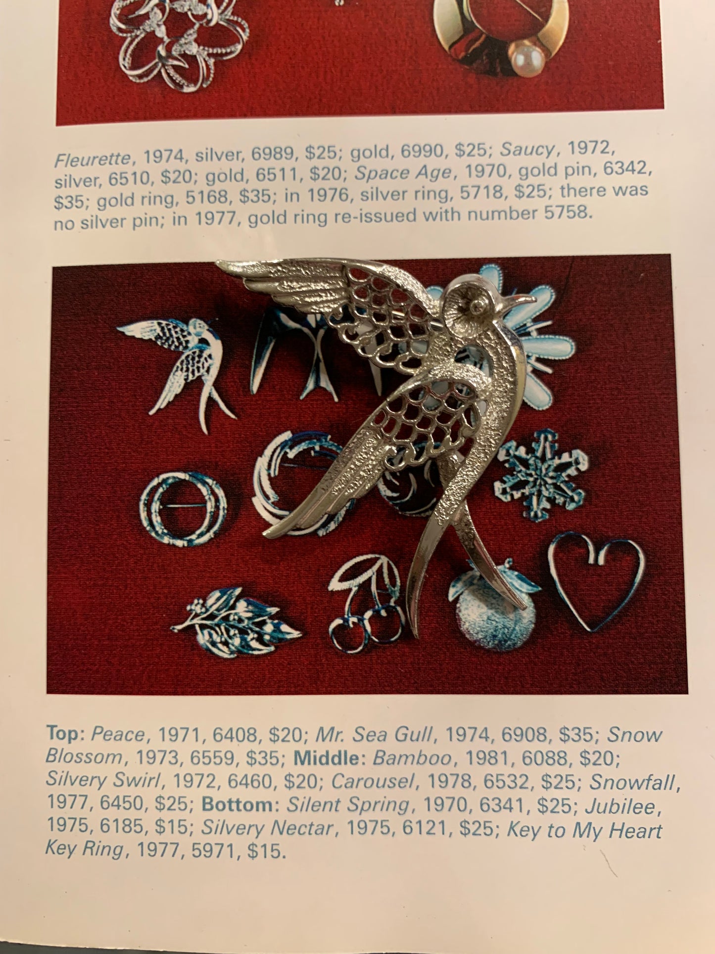 Spilla Sarah Coventry 1971.