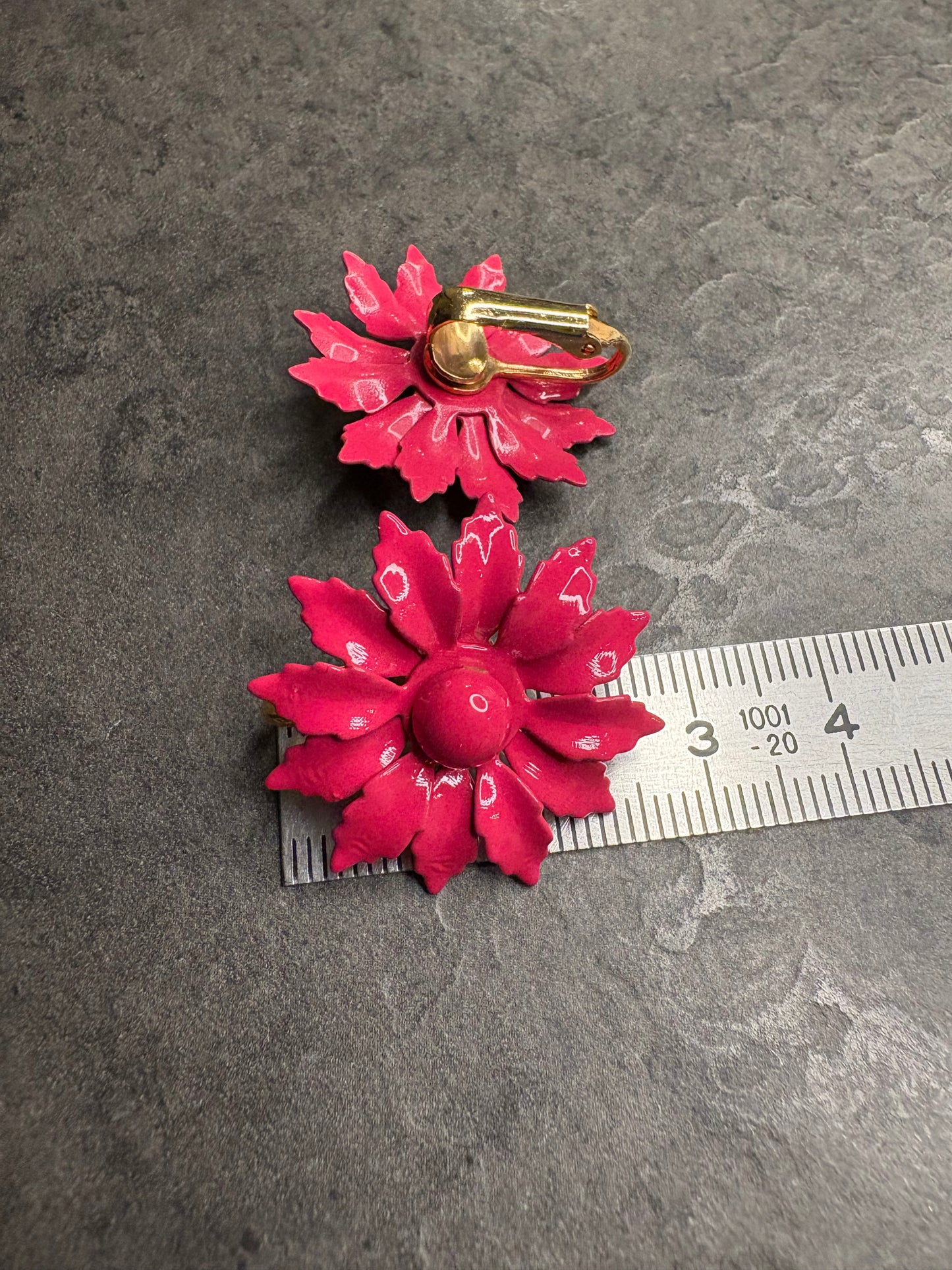 Orecchìni a clip “Fiori”