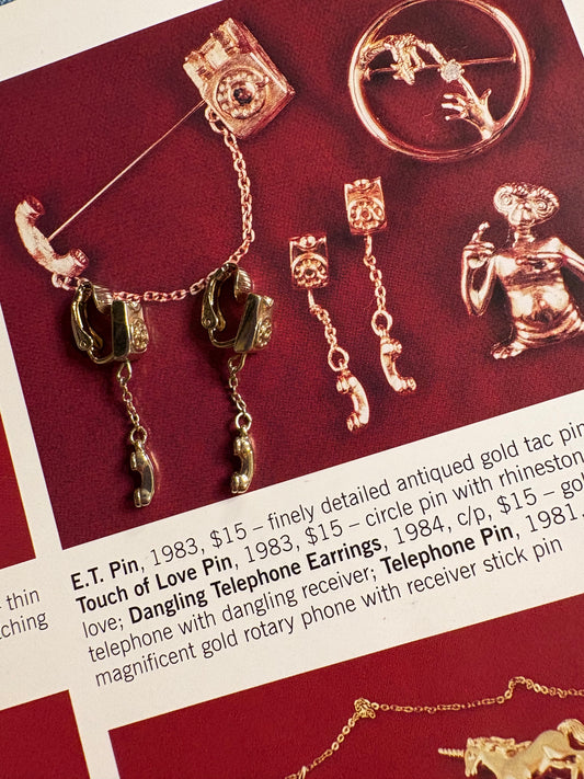 Orecchìni Avon 1984.