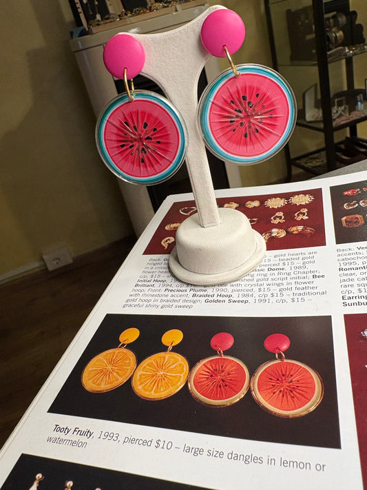 Orecchìni Avon 1993.