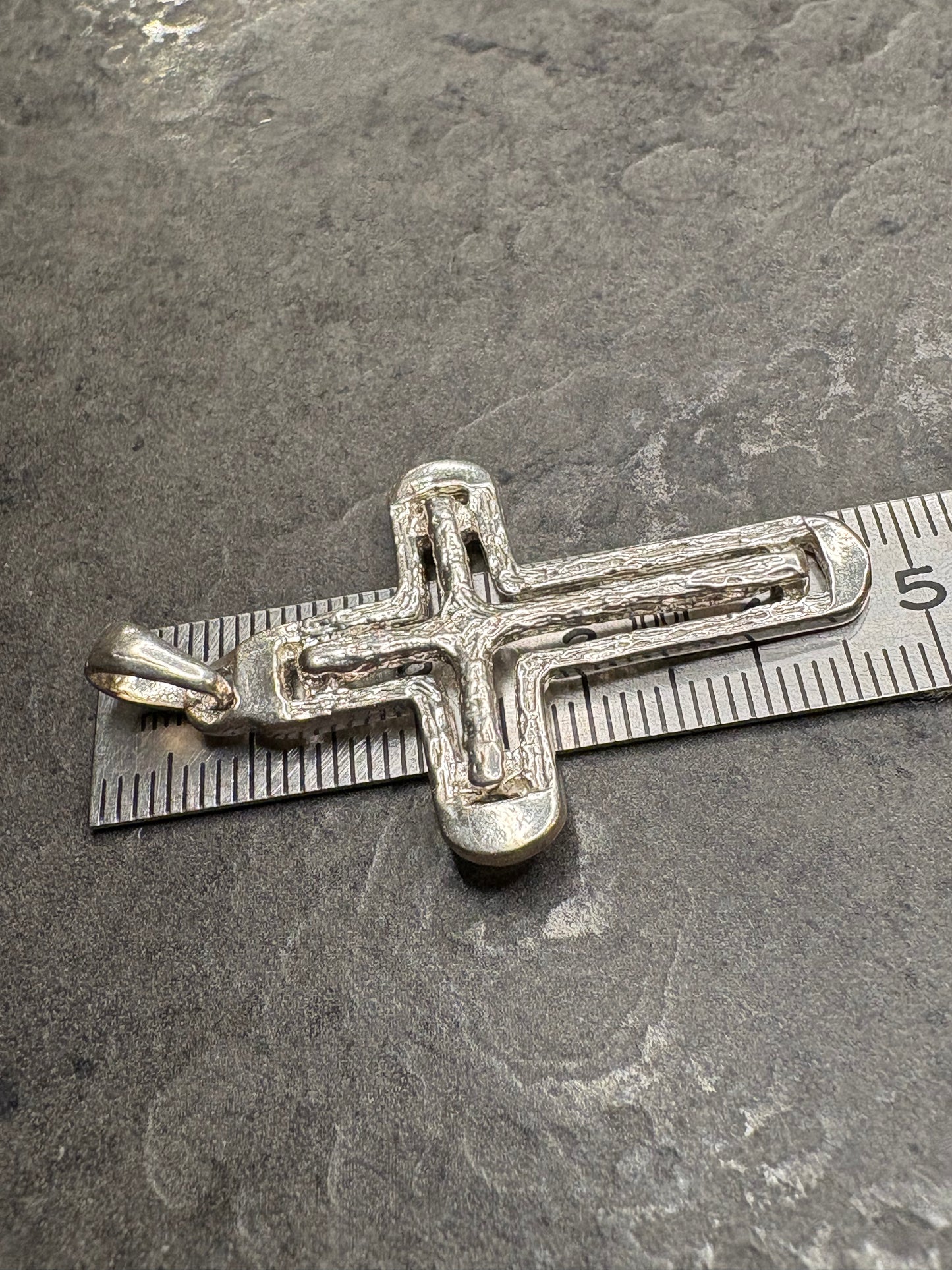 Pendente Croce argento 925.
