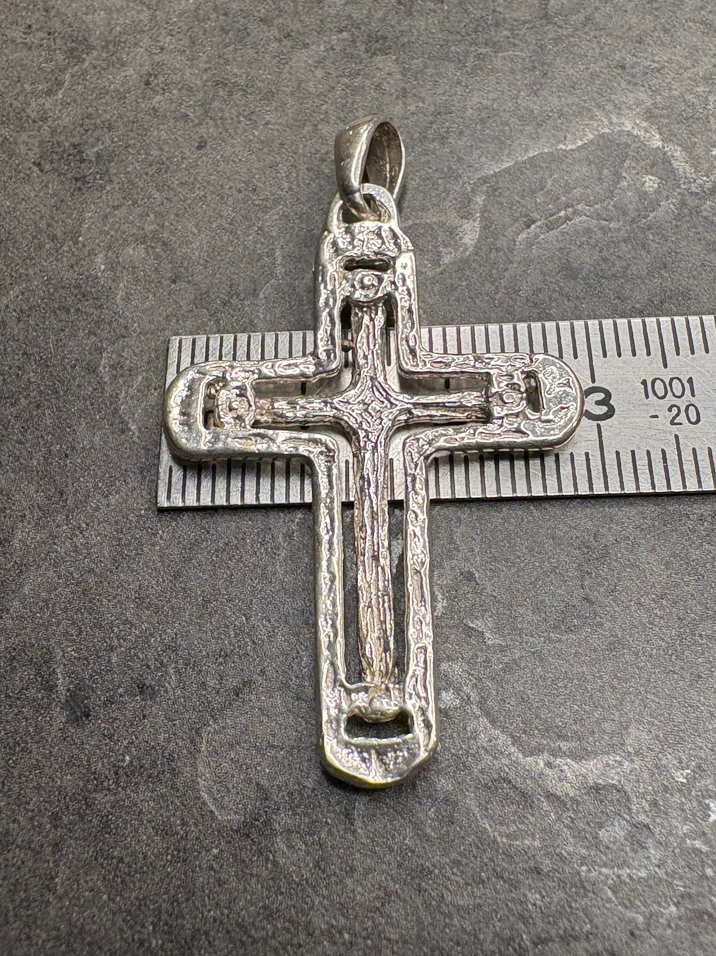 Pendente Croce argento 925.