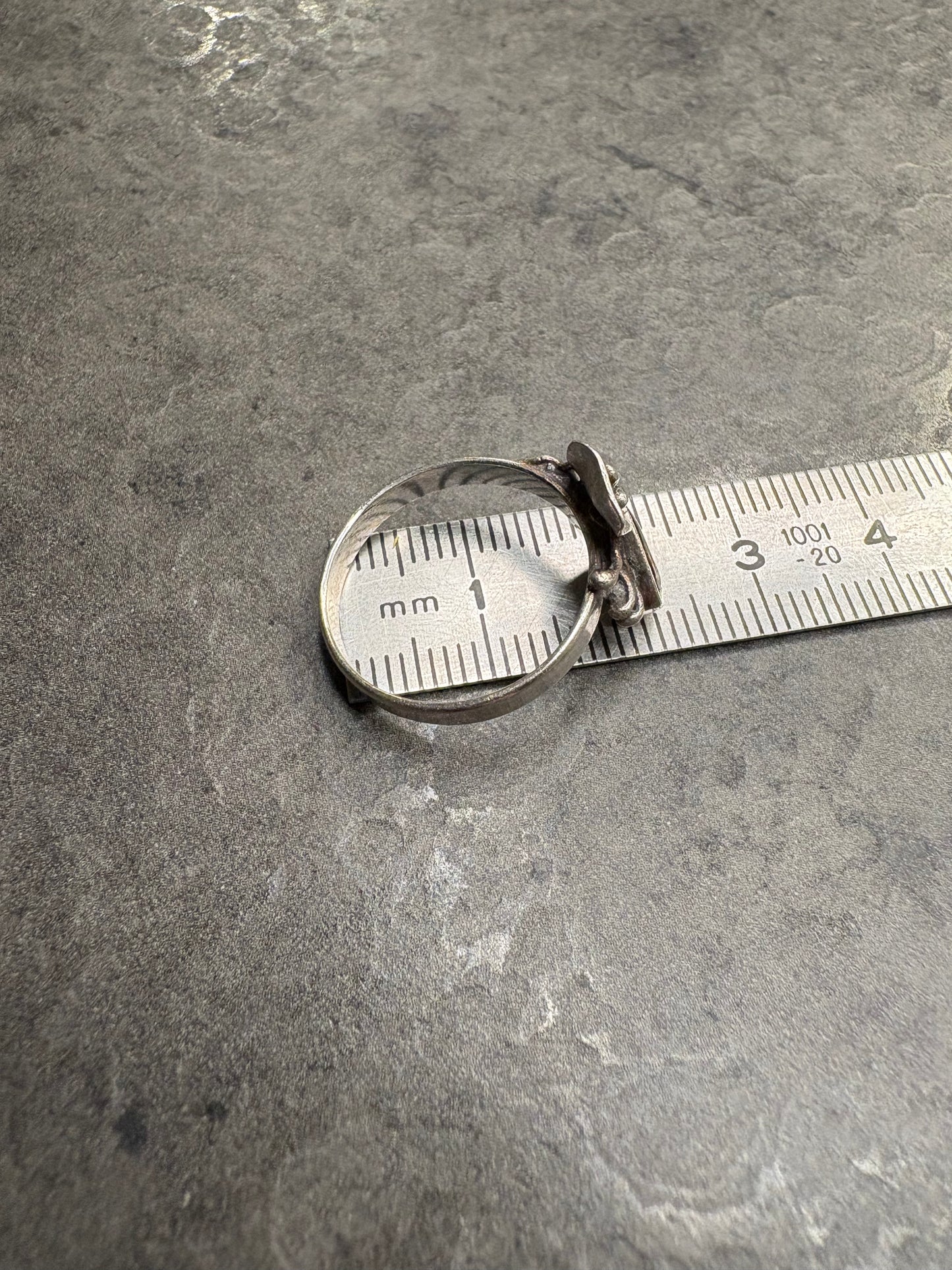 Anello Argento e Madreperla