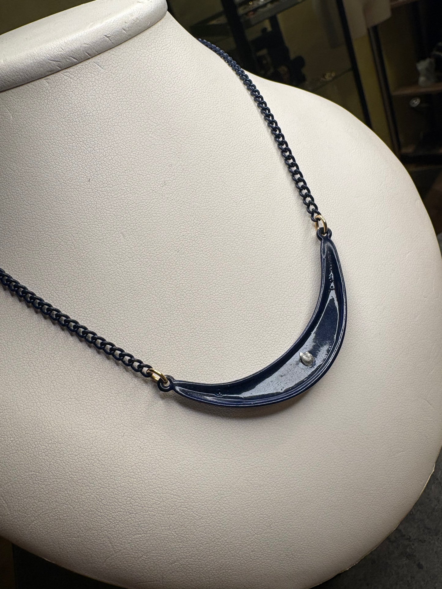Girocollo Smalto Blu