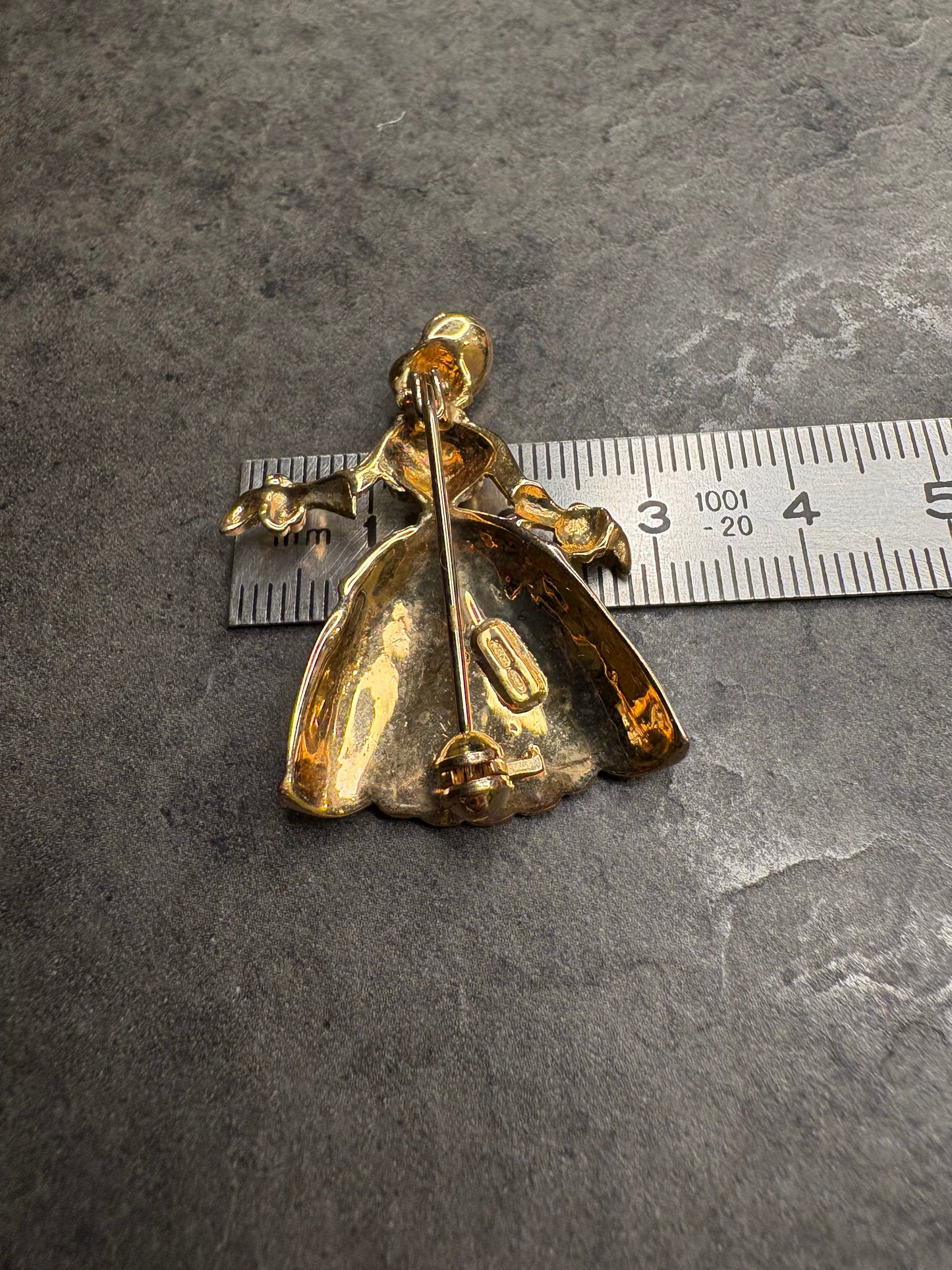 Spilla “Dama” argento 800