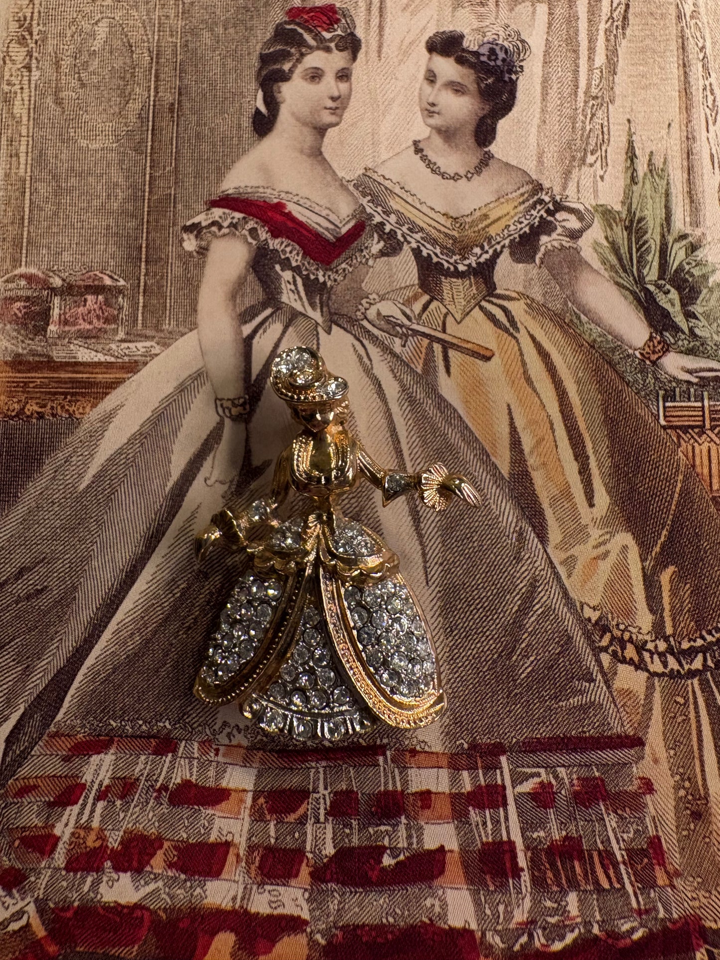 Spilla “Dama” argento 800