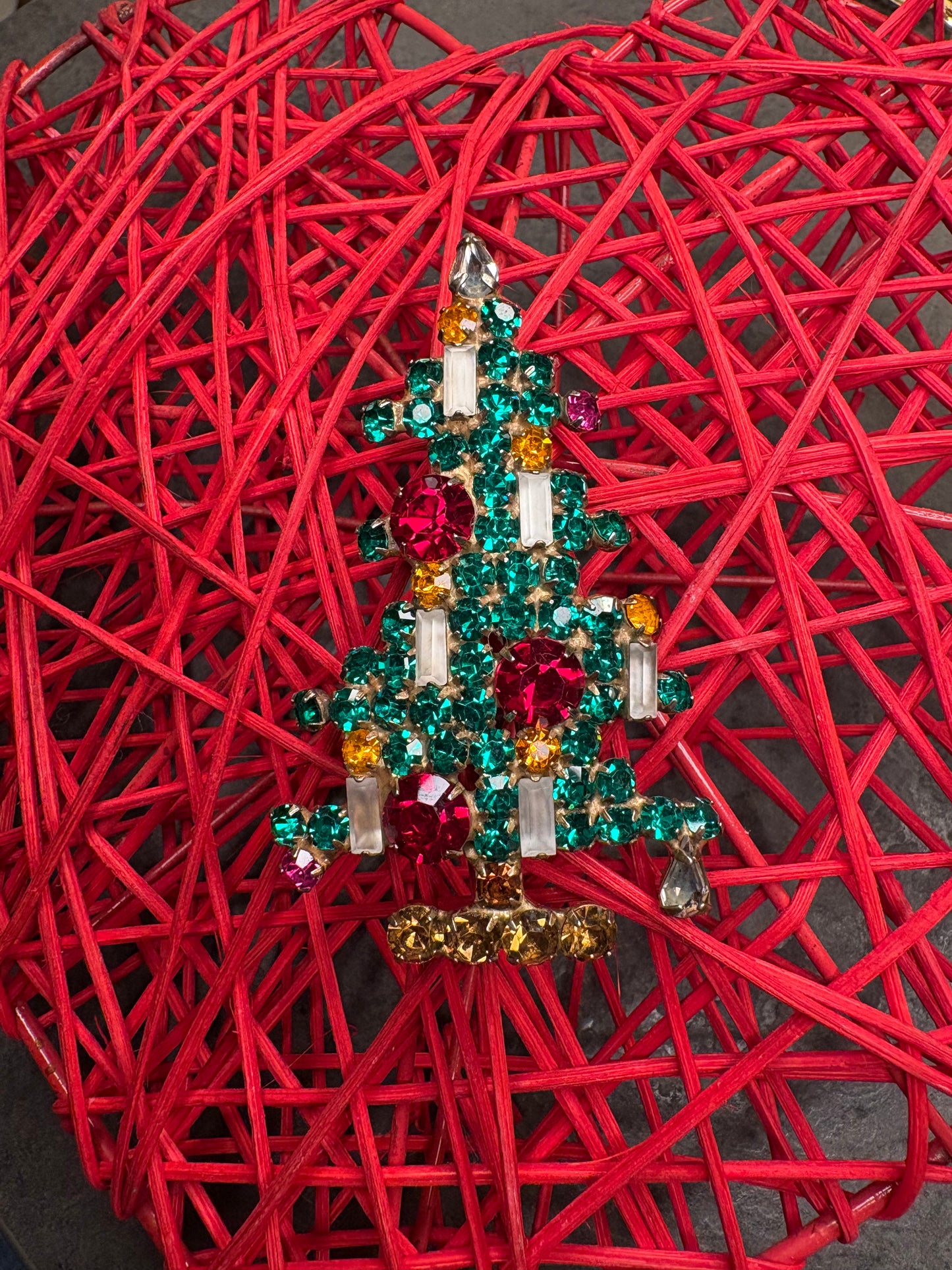 Spilla Weiss “Albero con Candele”