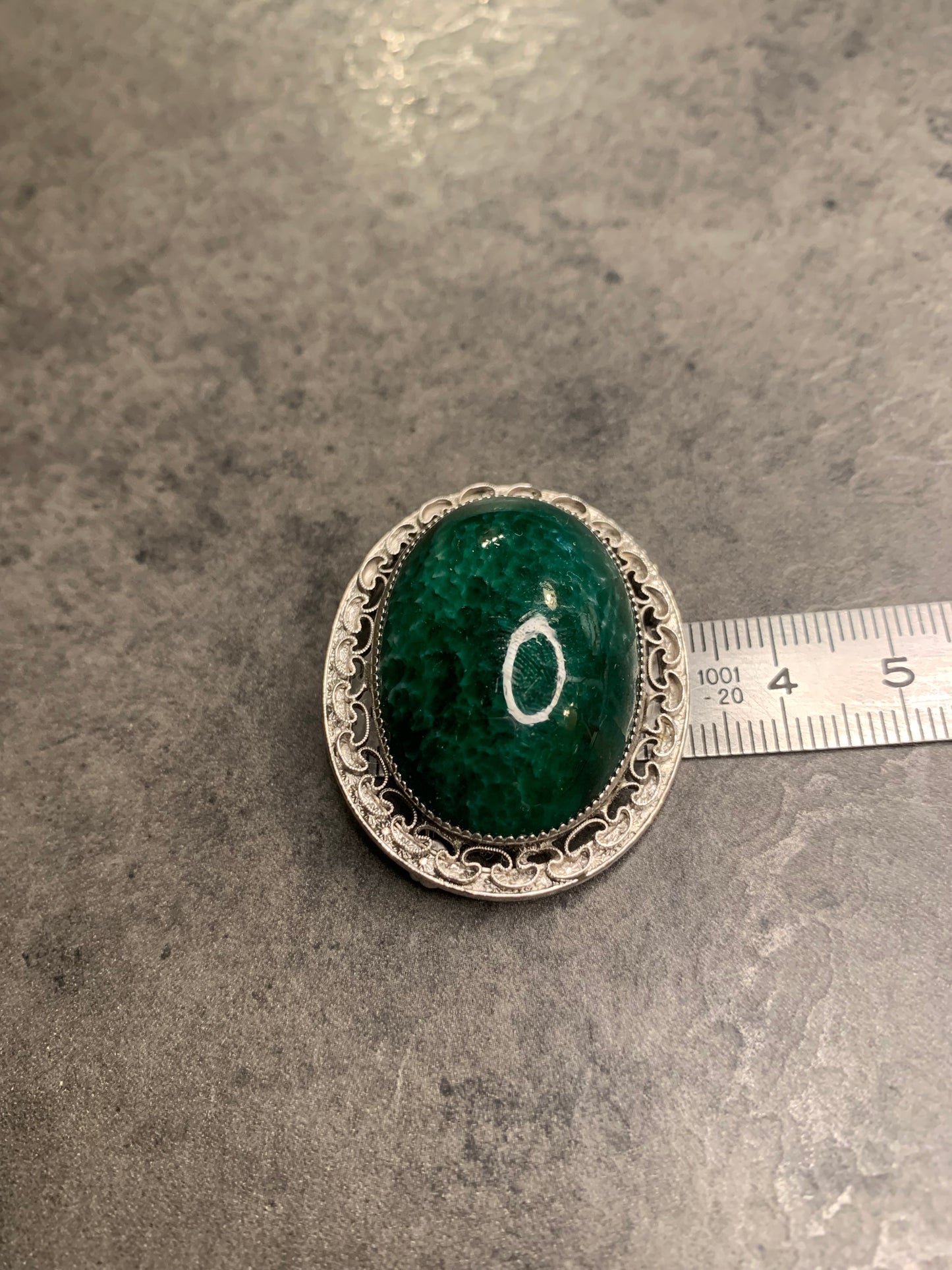 Spilla Pietra Verde