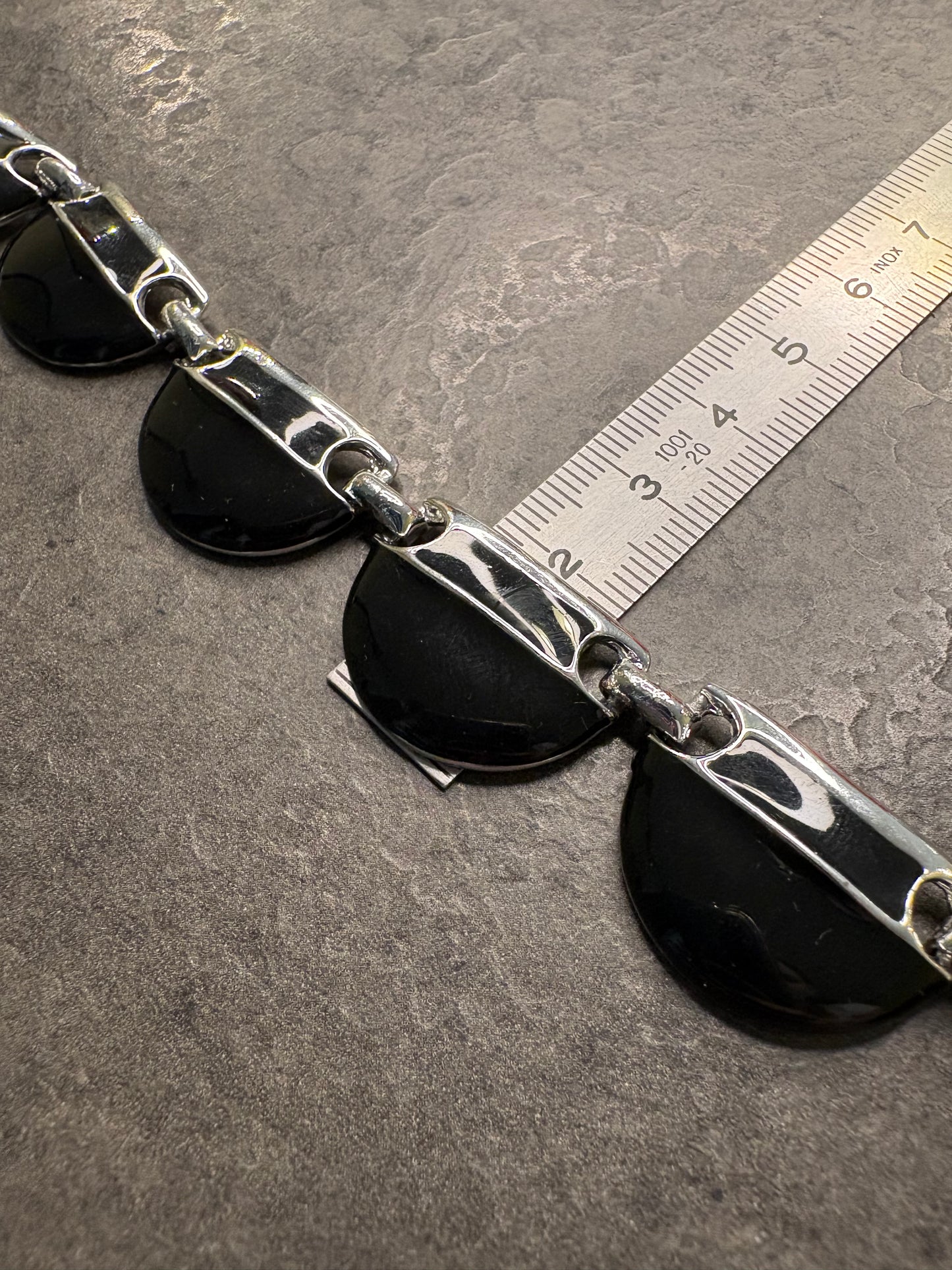 Collana Smalto nero