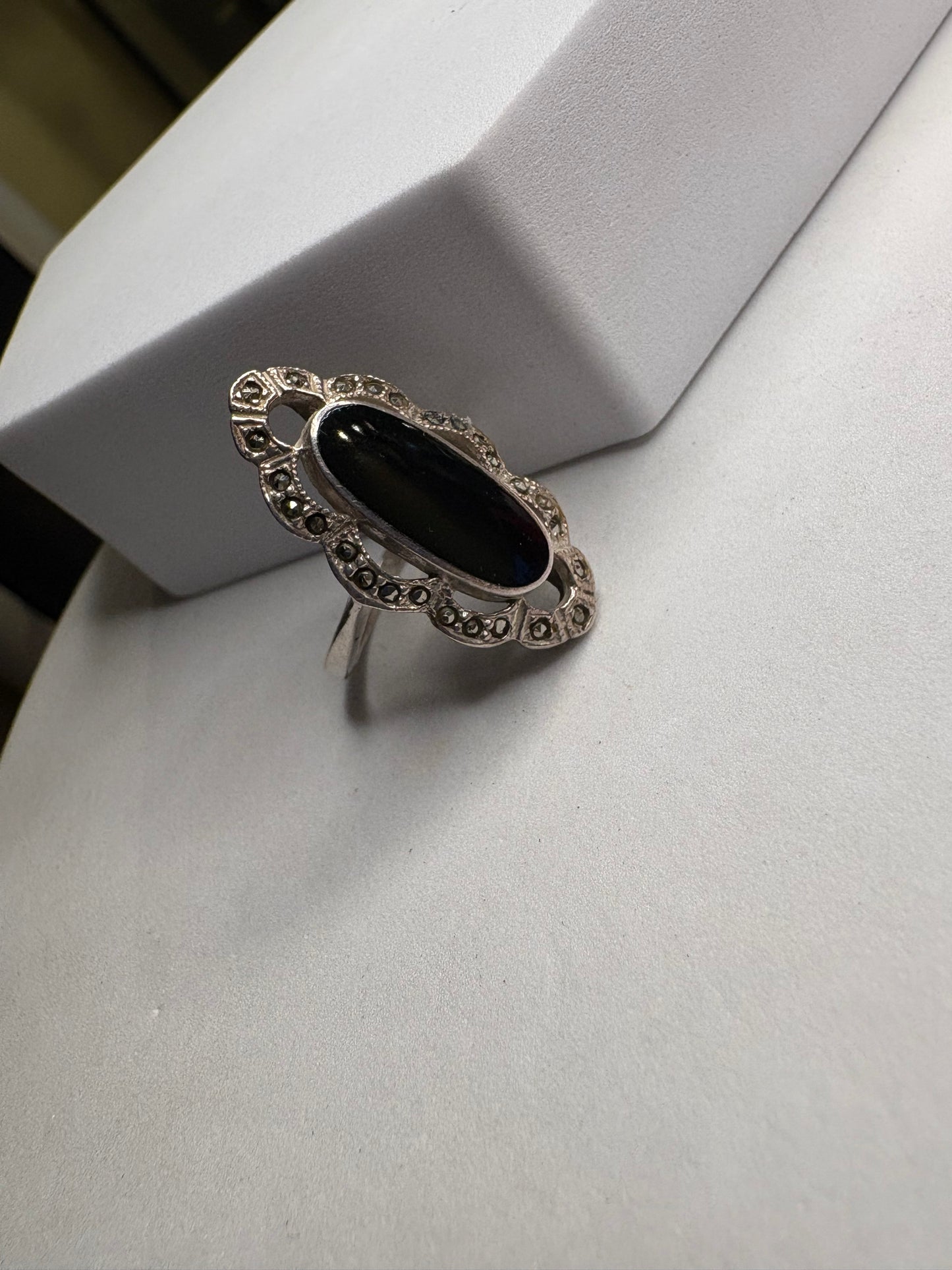 Anello Argento 925 e Marcasiti
