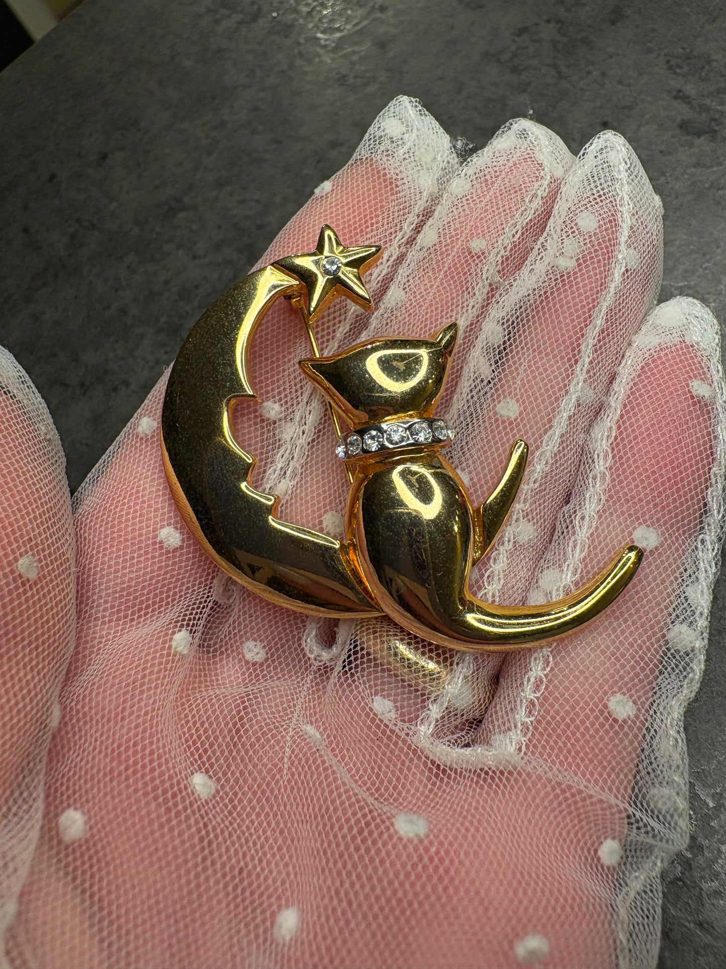 Spilla “Gatto sulla Luna”
