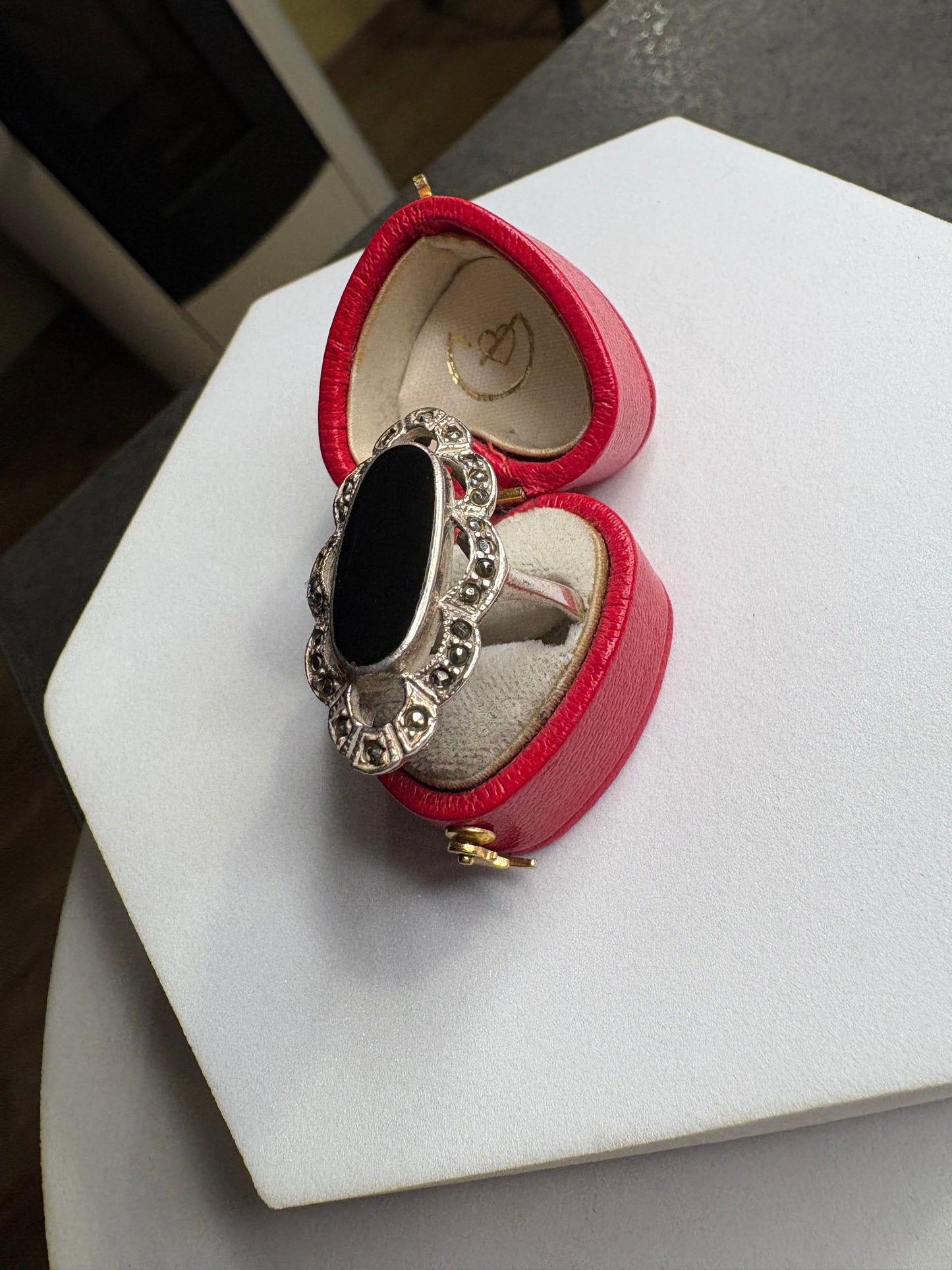 Anello Argento 925 e Marcasiti