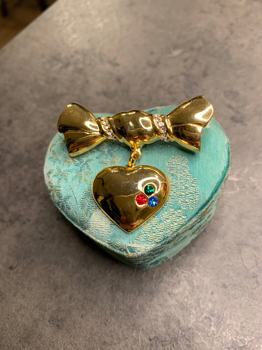 Spilla Fiocco con Cuore