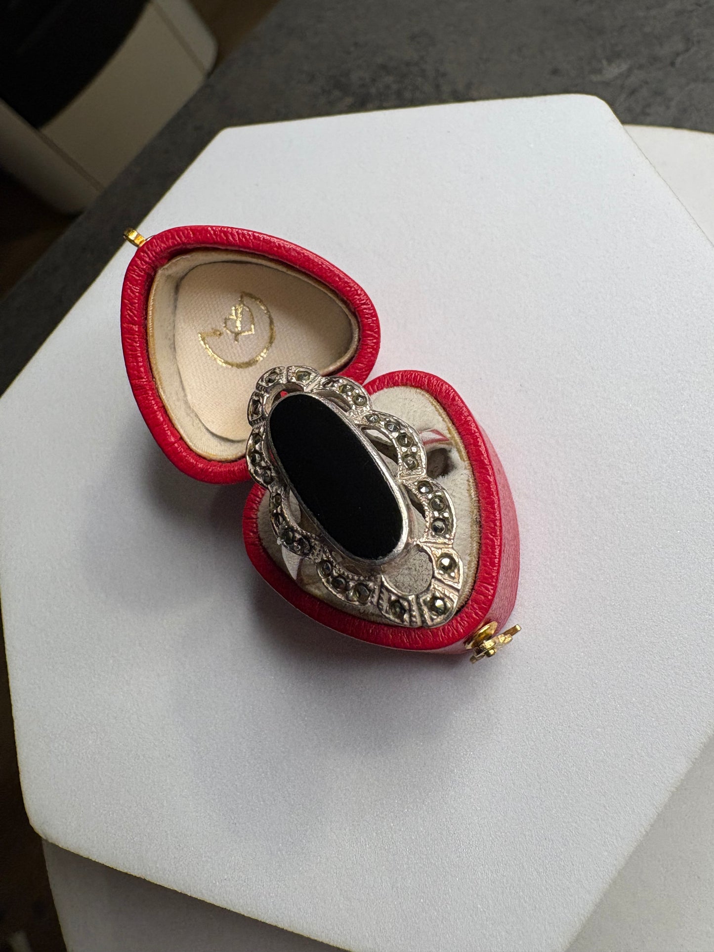 Anello Argento 925 e Marcasiti