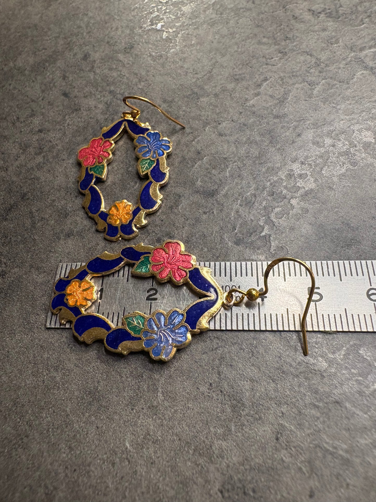 Orecchìni Cloisonné