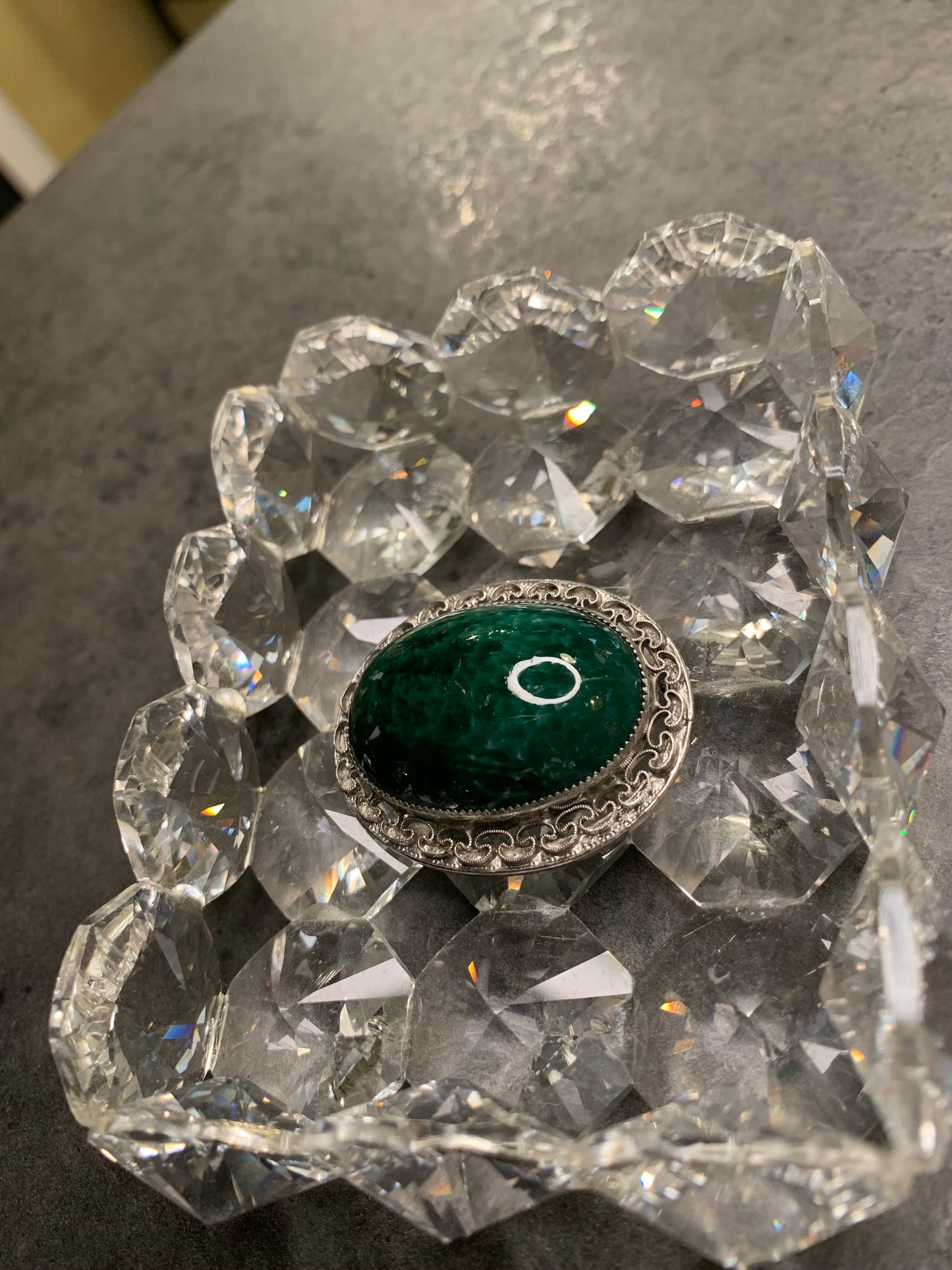 Spilla Pietra Verde