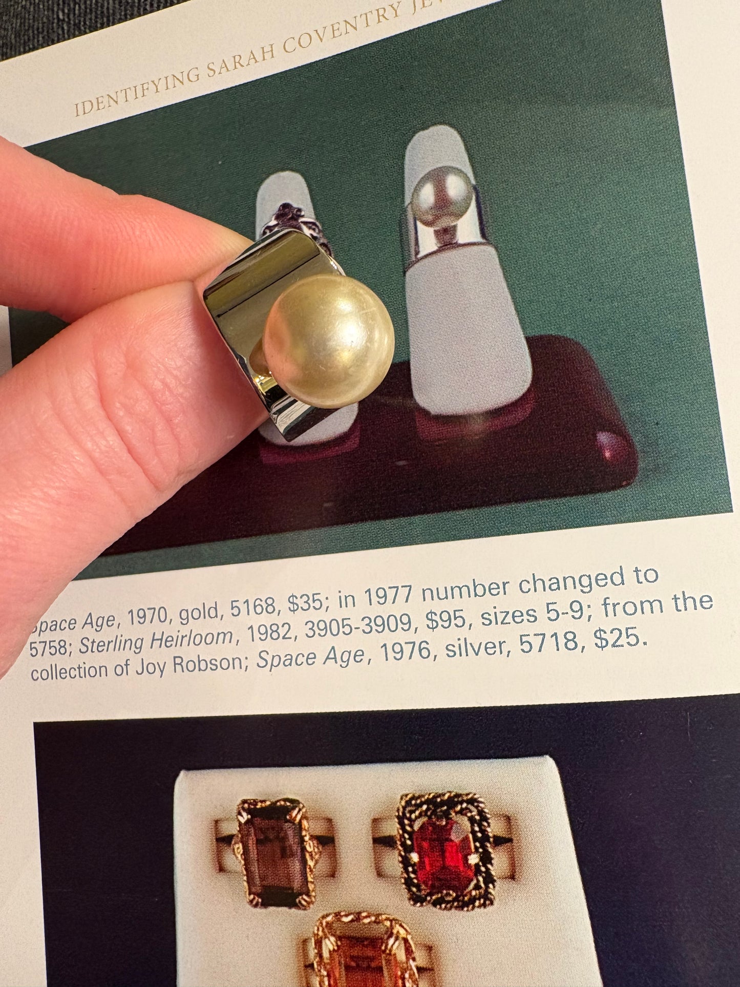 Anello Sarah Coventry 1976