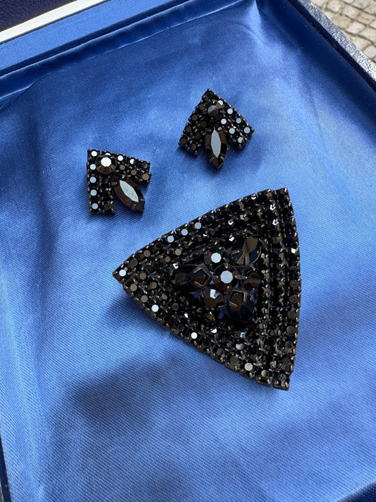 Parure Orecchini e Spilla