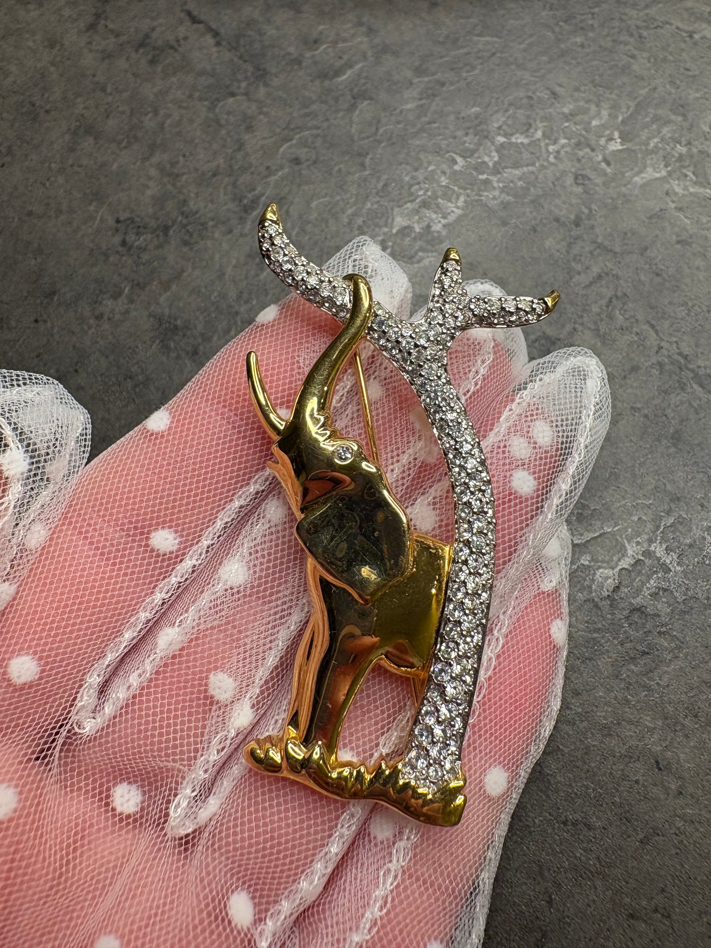 Spilla Swarovski “Elefante”