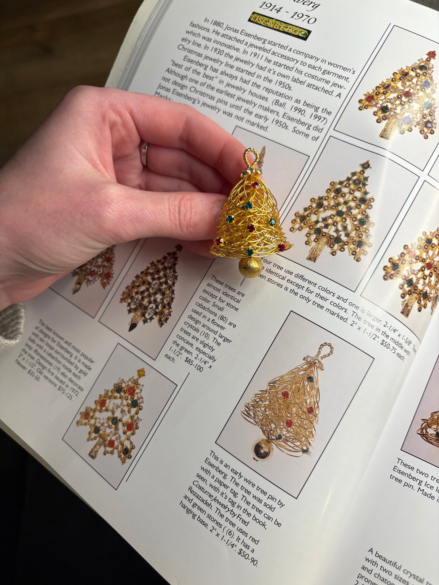 Spilla Eisenberg Albero di Natale