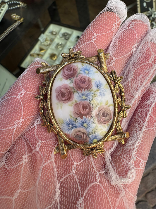 Spilla-Pendente “Fiori”