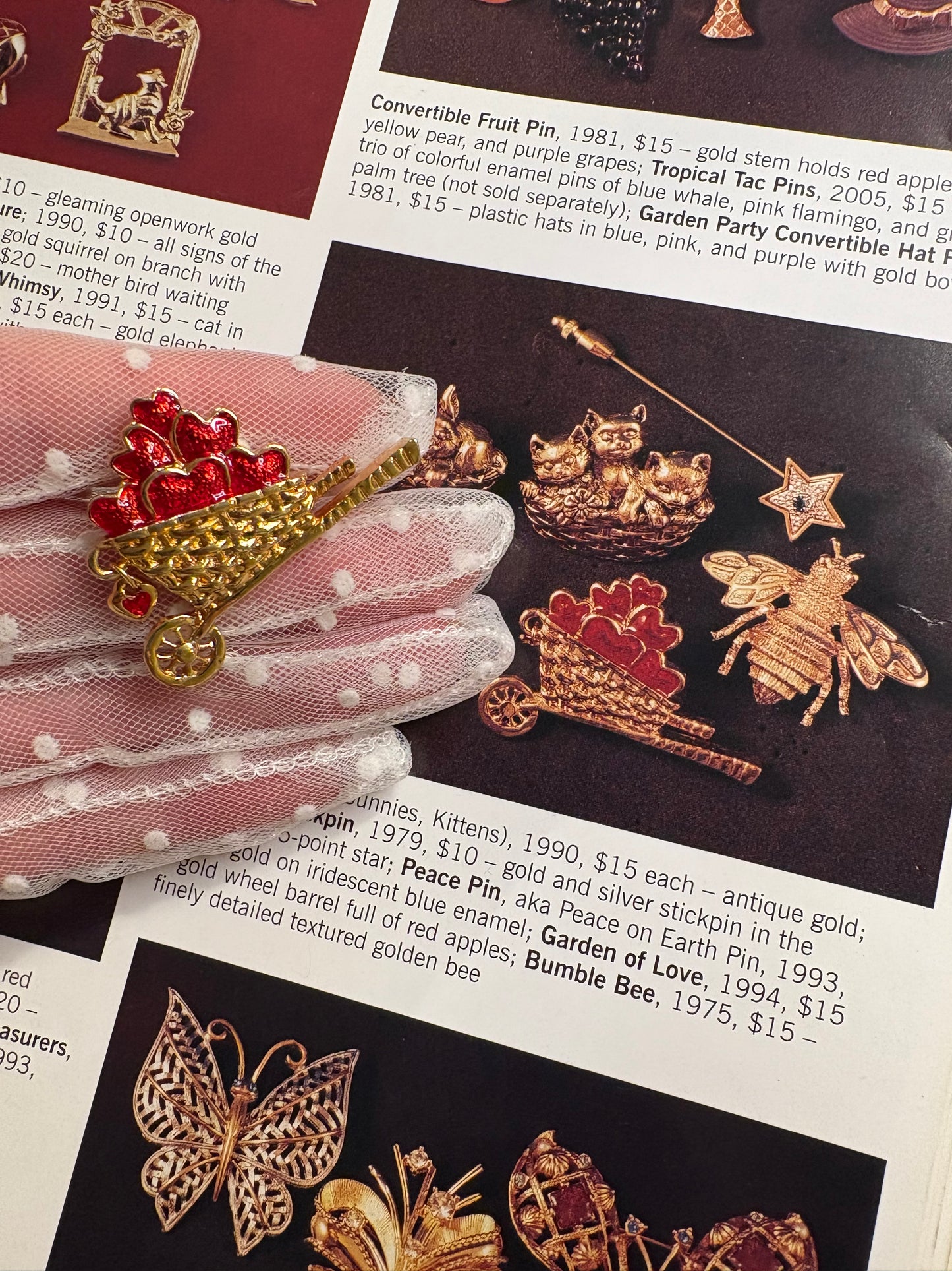 Pin Avon “Garden of Love” – 1994