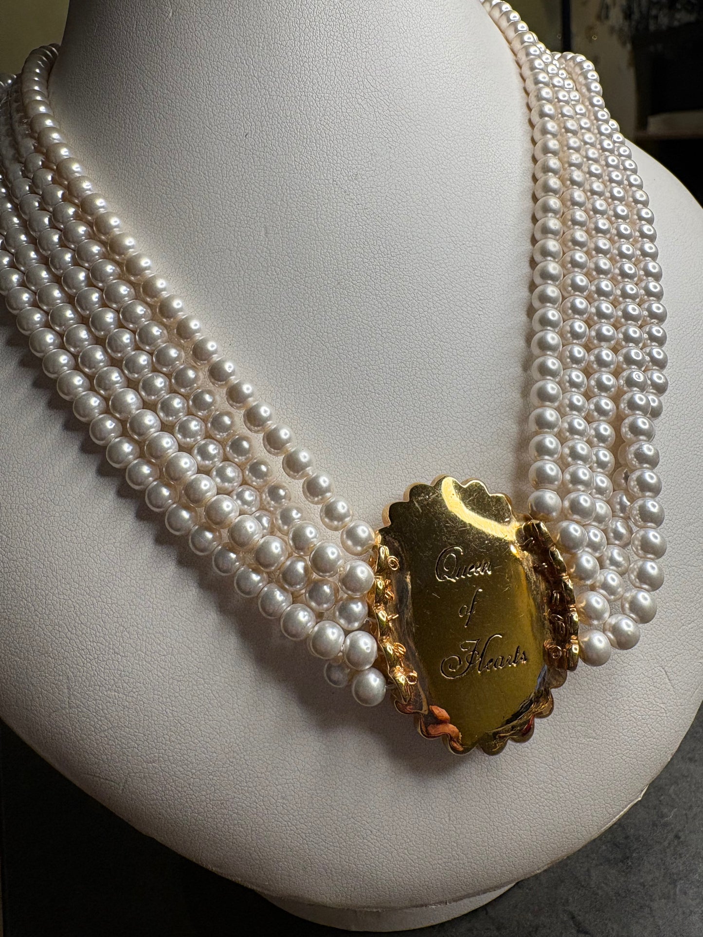 Collier “Queen of Hearts”