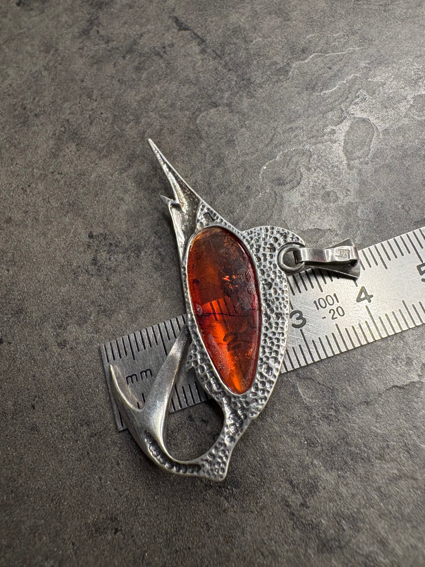 Pendente Argento 925 e Ambra