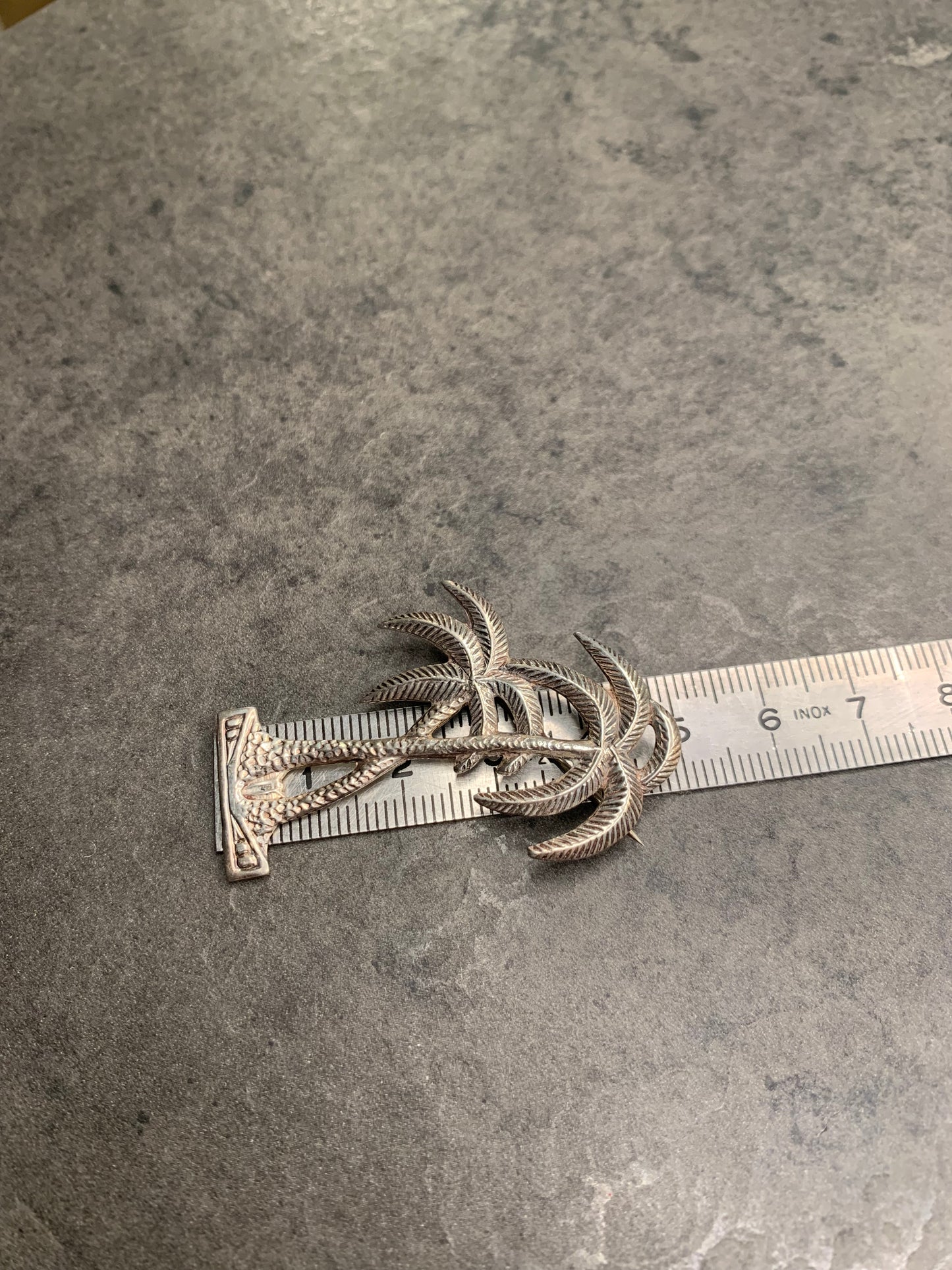 Spilla Palme Sterling