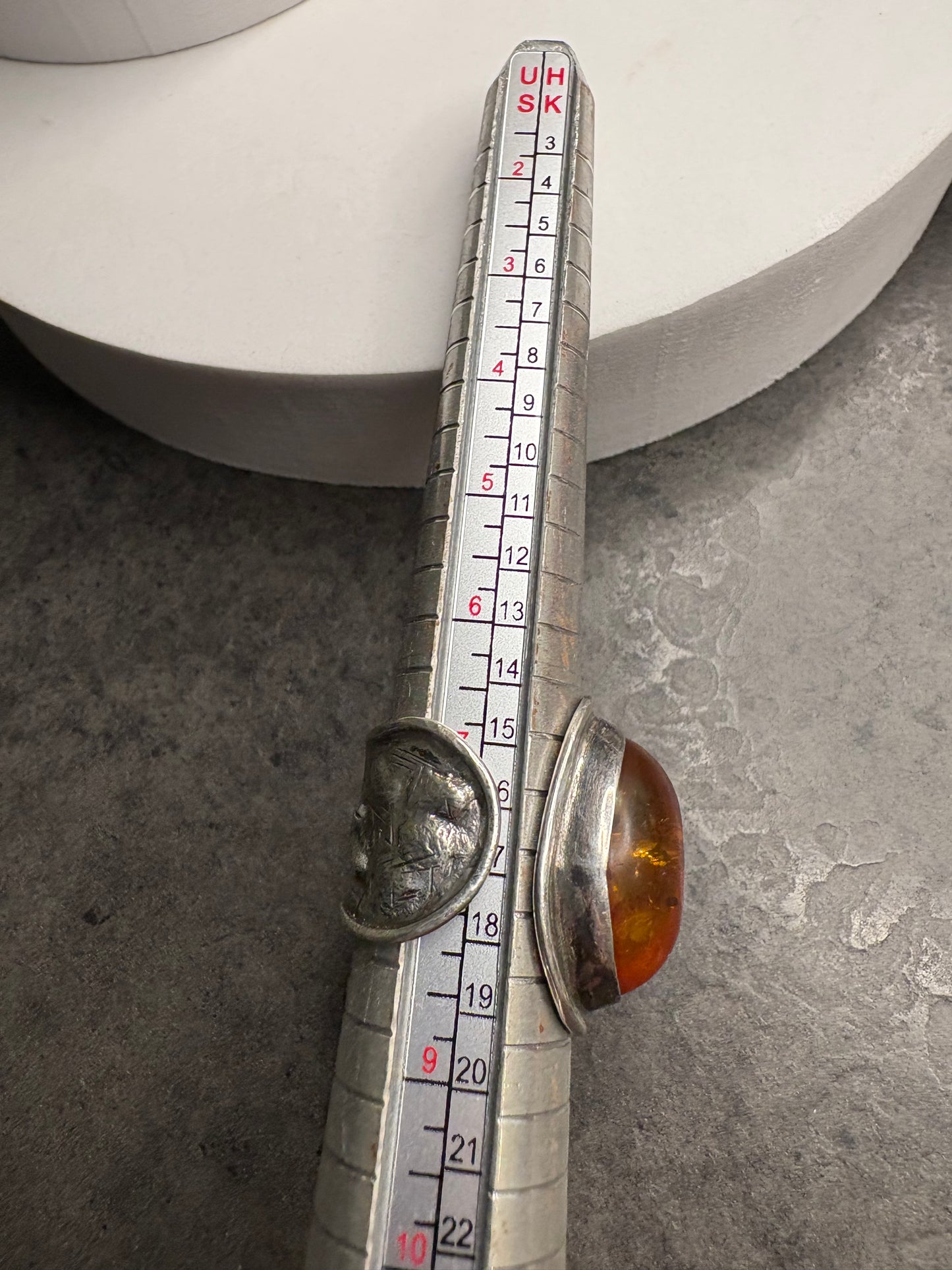 Anello Argento 925 e Ambra