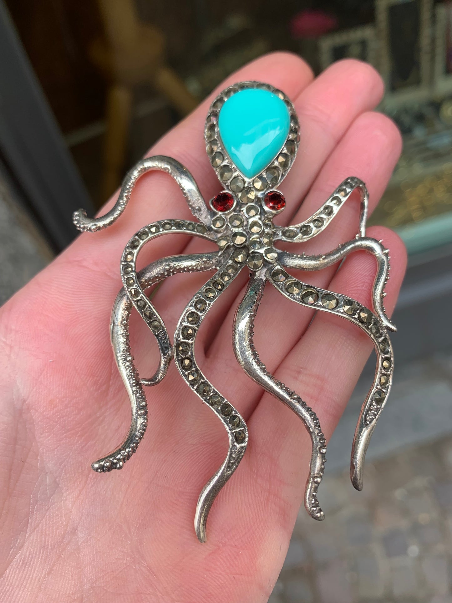 Spilla Polpo Argento 925