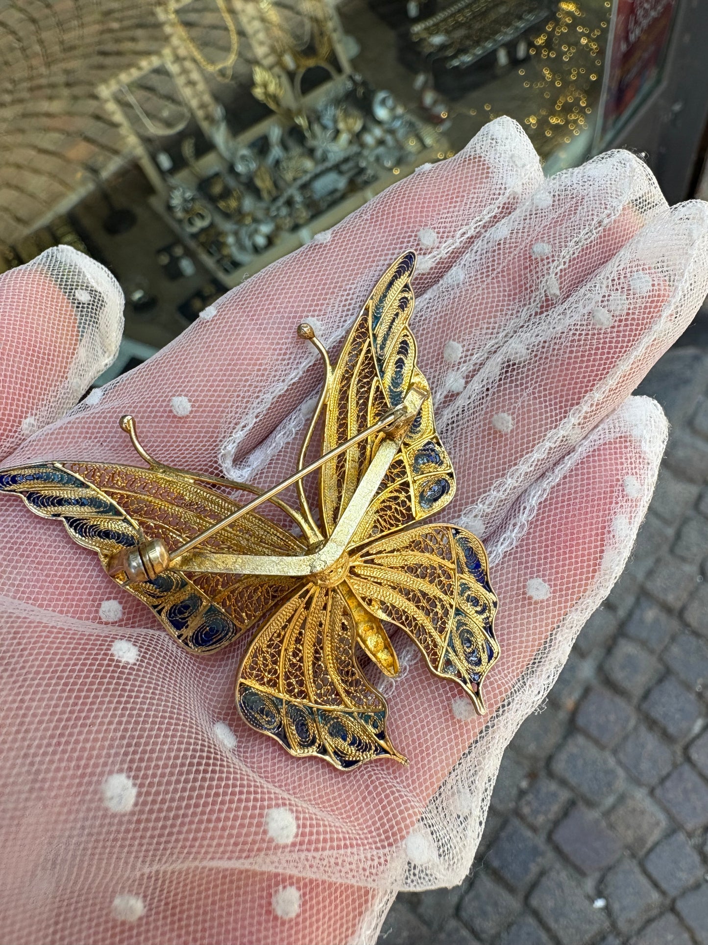 Spilla Argento 835 Filigrana