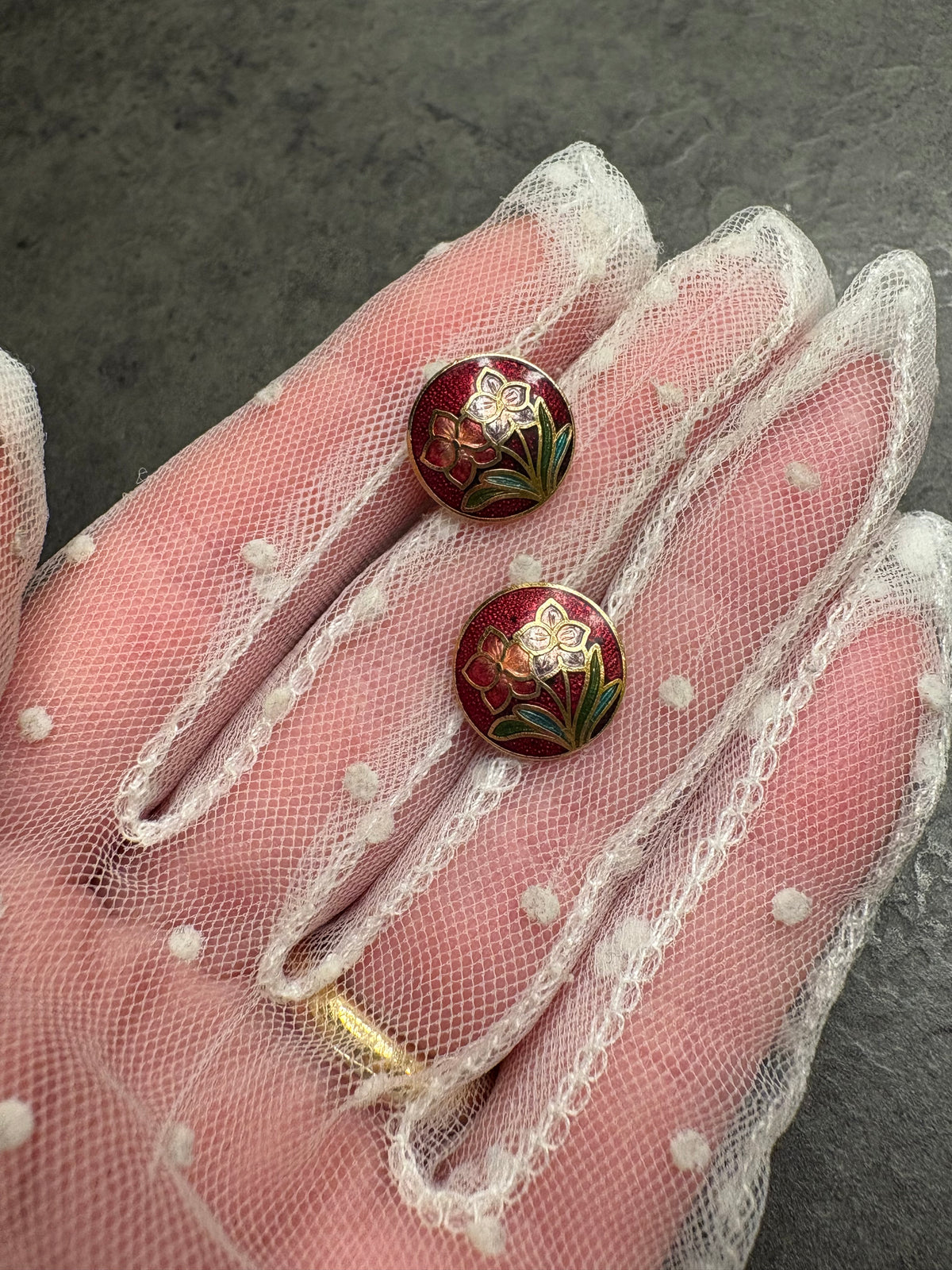 Orecchìni Cloisonné