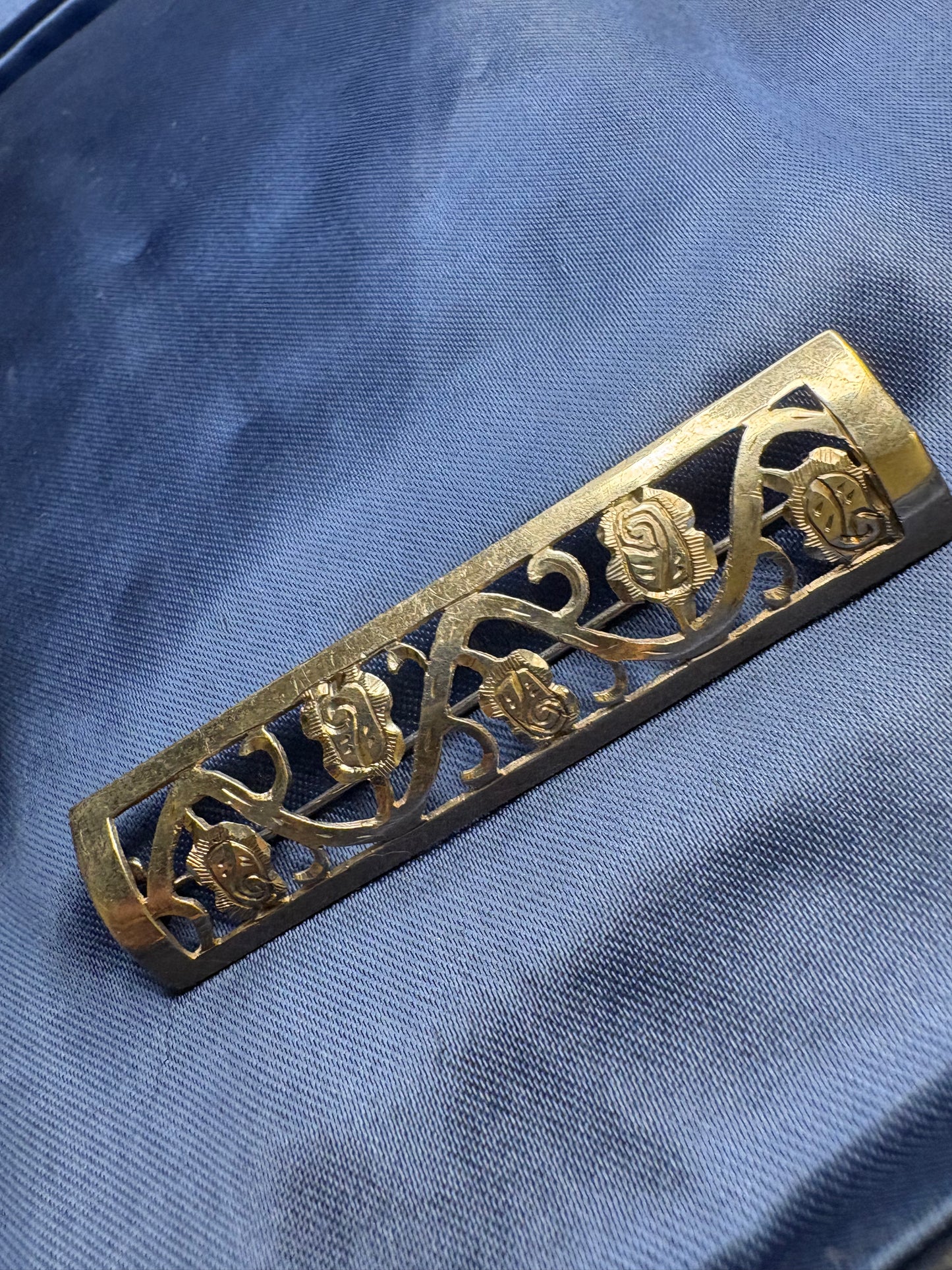 Brooch Handarbeit argento 800