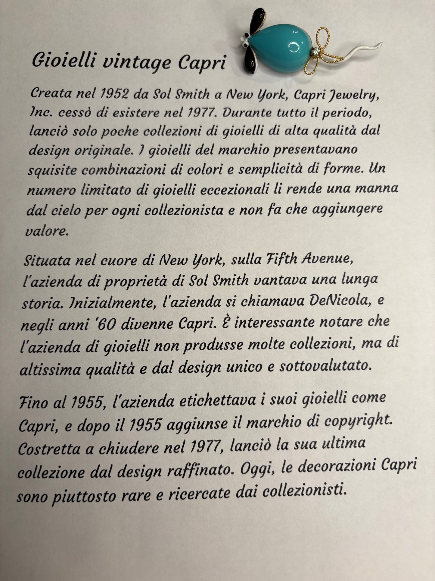 Spilla Capri