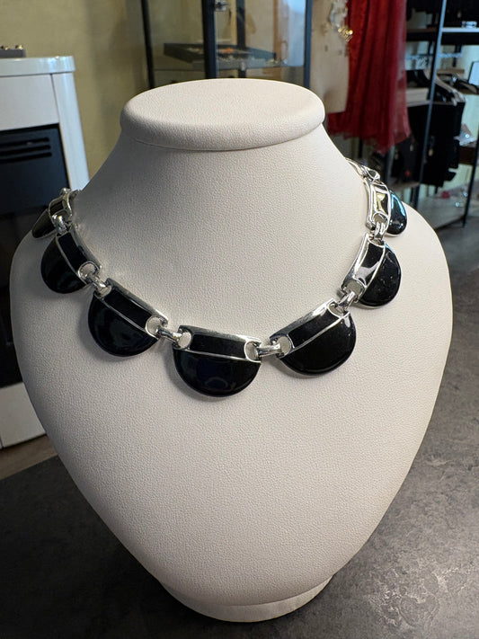Collana Smalto nero