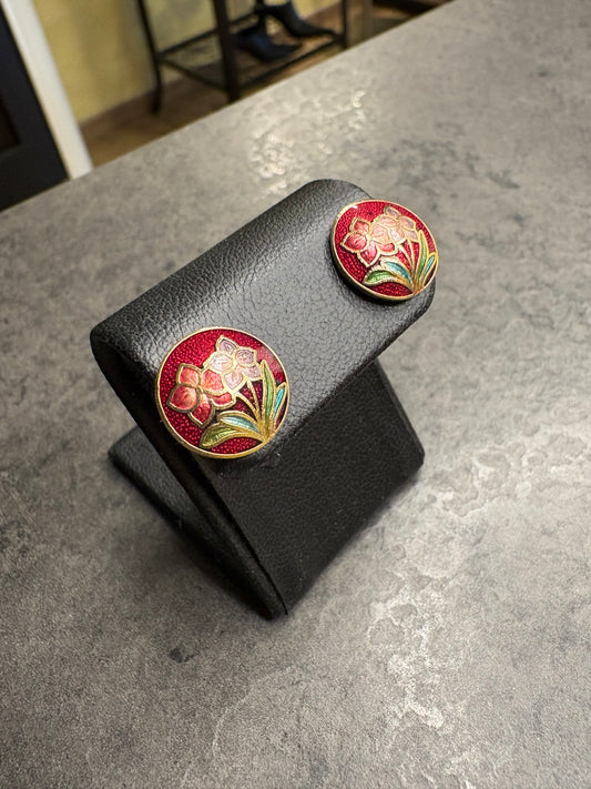 Orecchìni Cloisonné