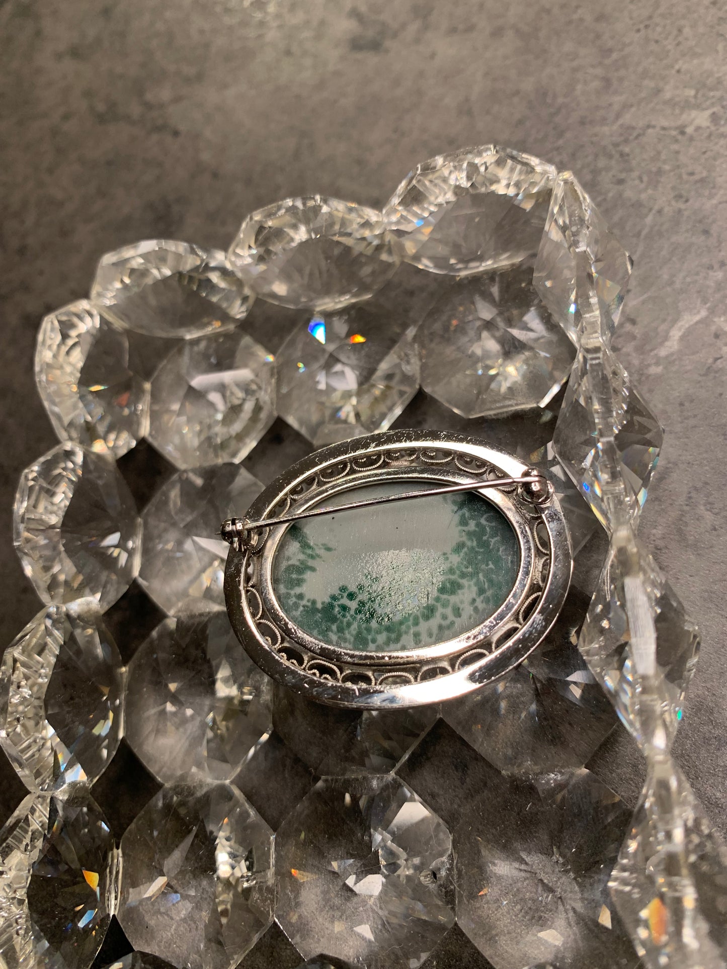 Spilla Pietra Verde