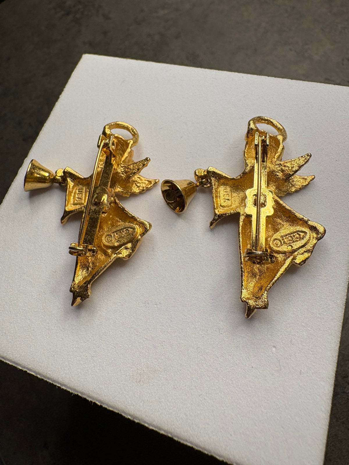 Coppia di spille Gigi Giusti