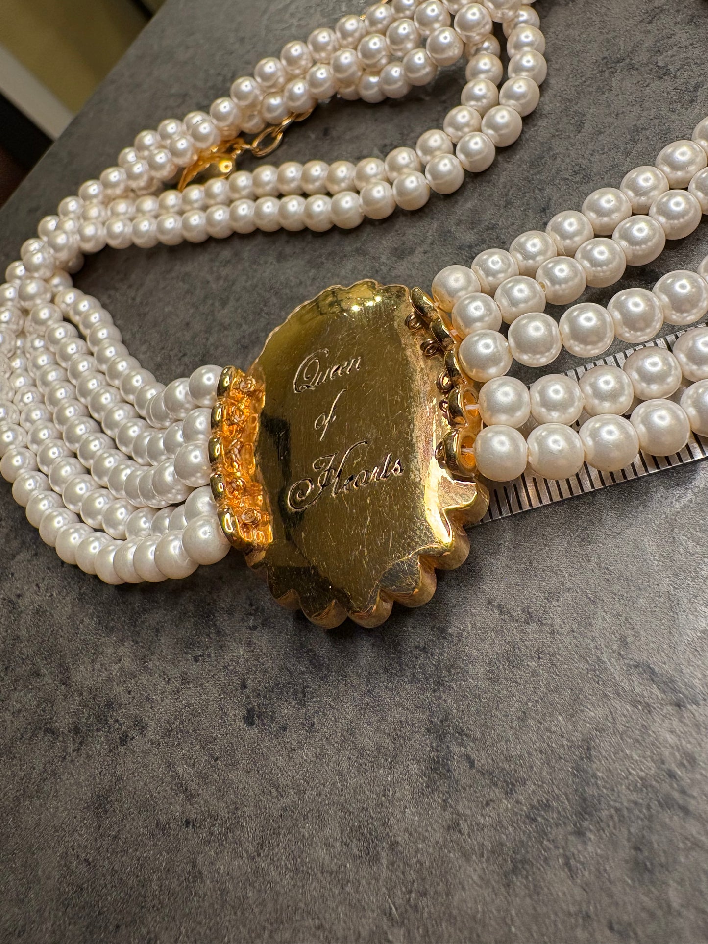 Collier “Queen of Hearts”