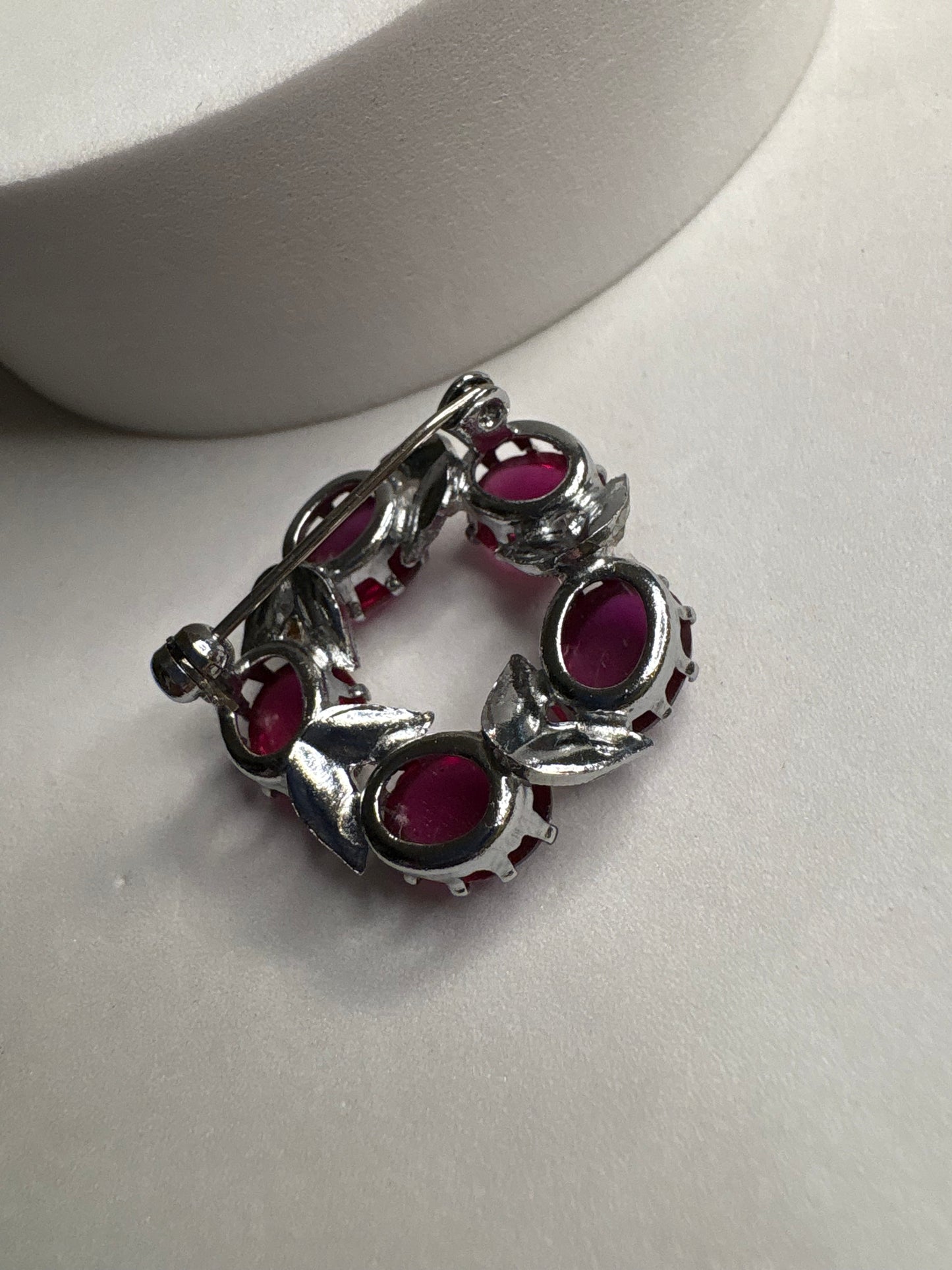Spilla Cabochon fucsia