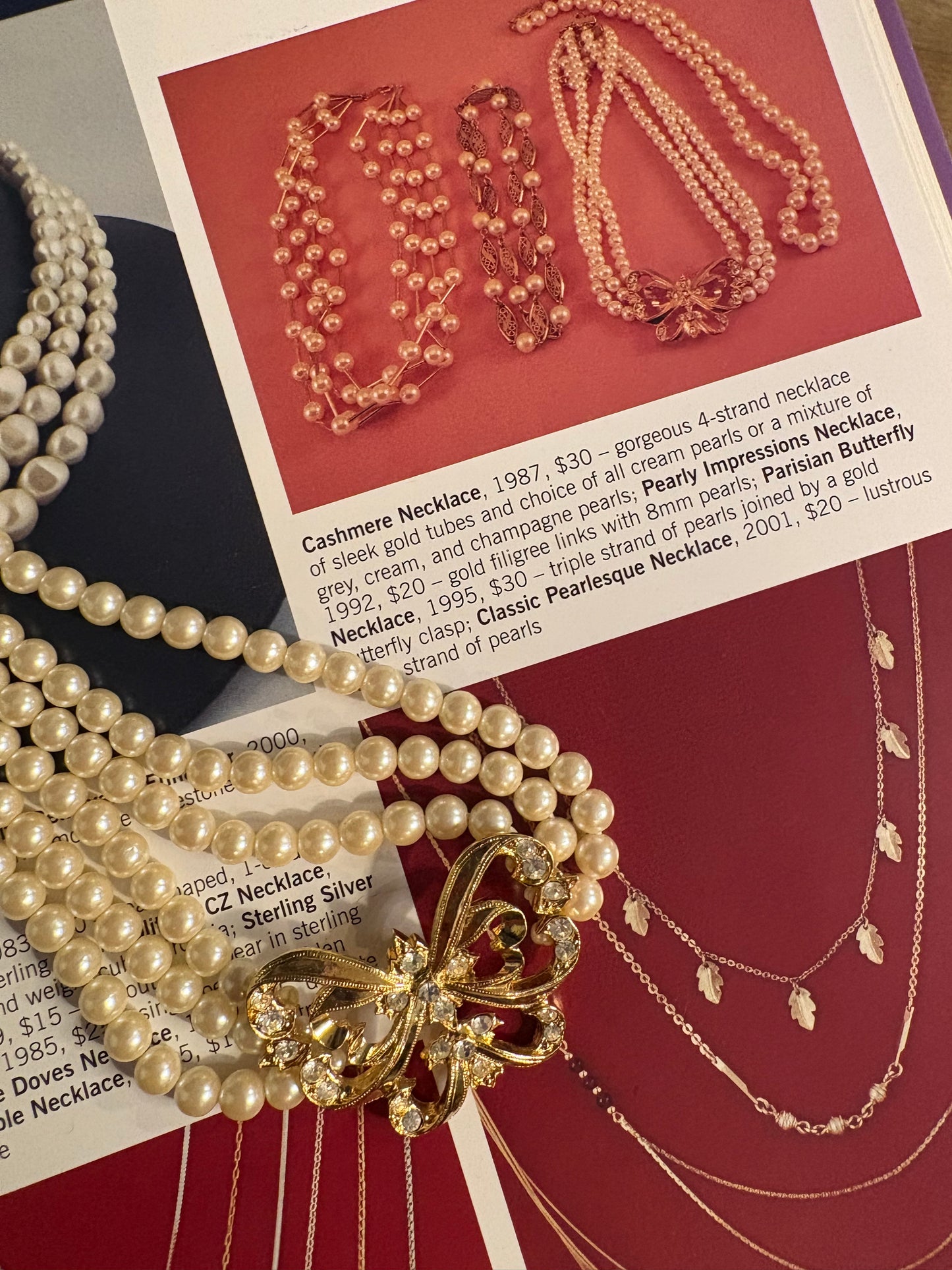Collier Avon “Parisian Butterfly Necklace” – 1995