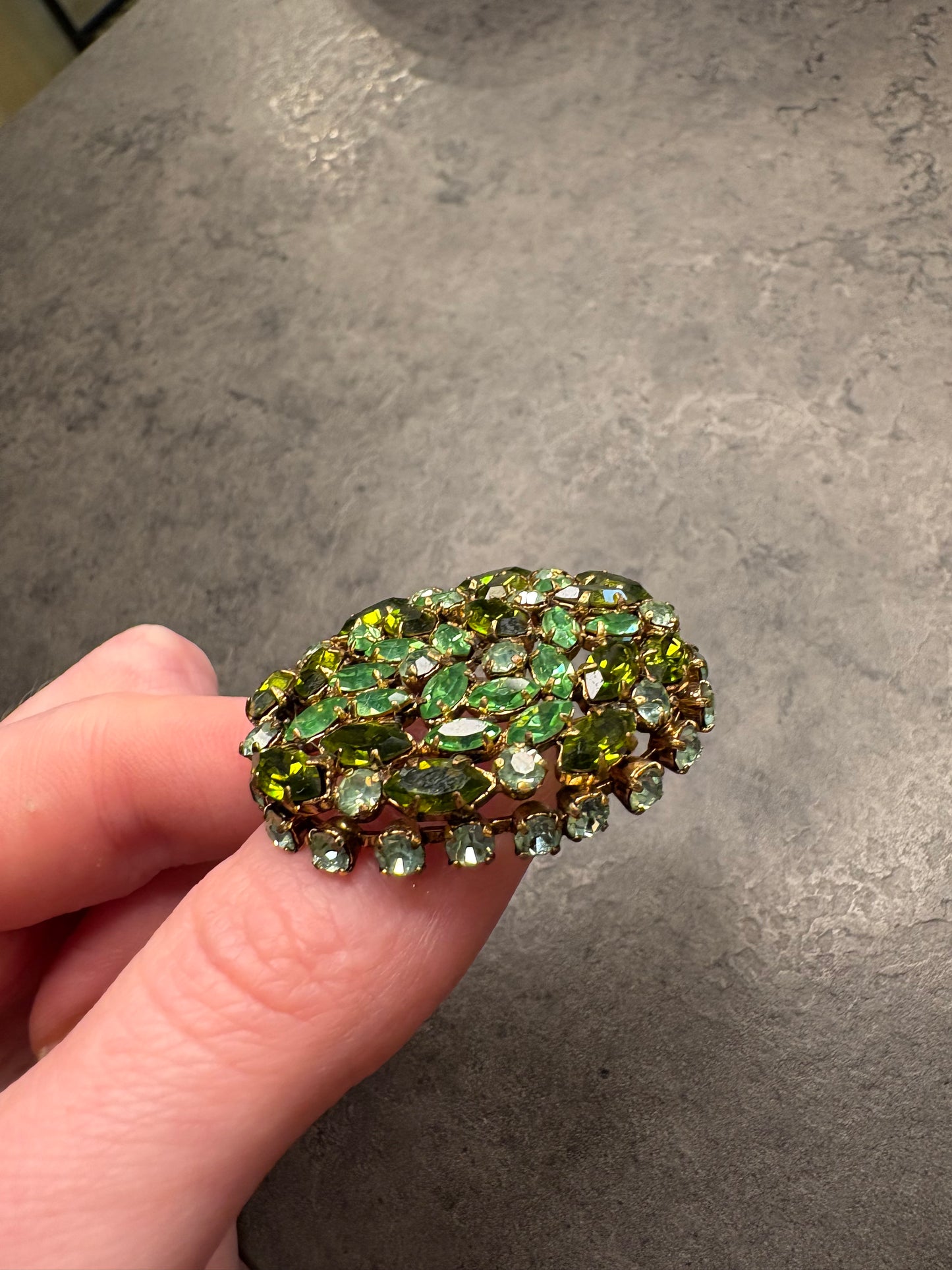 Spilla “Regina verde”