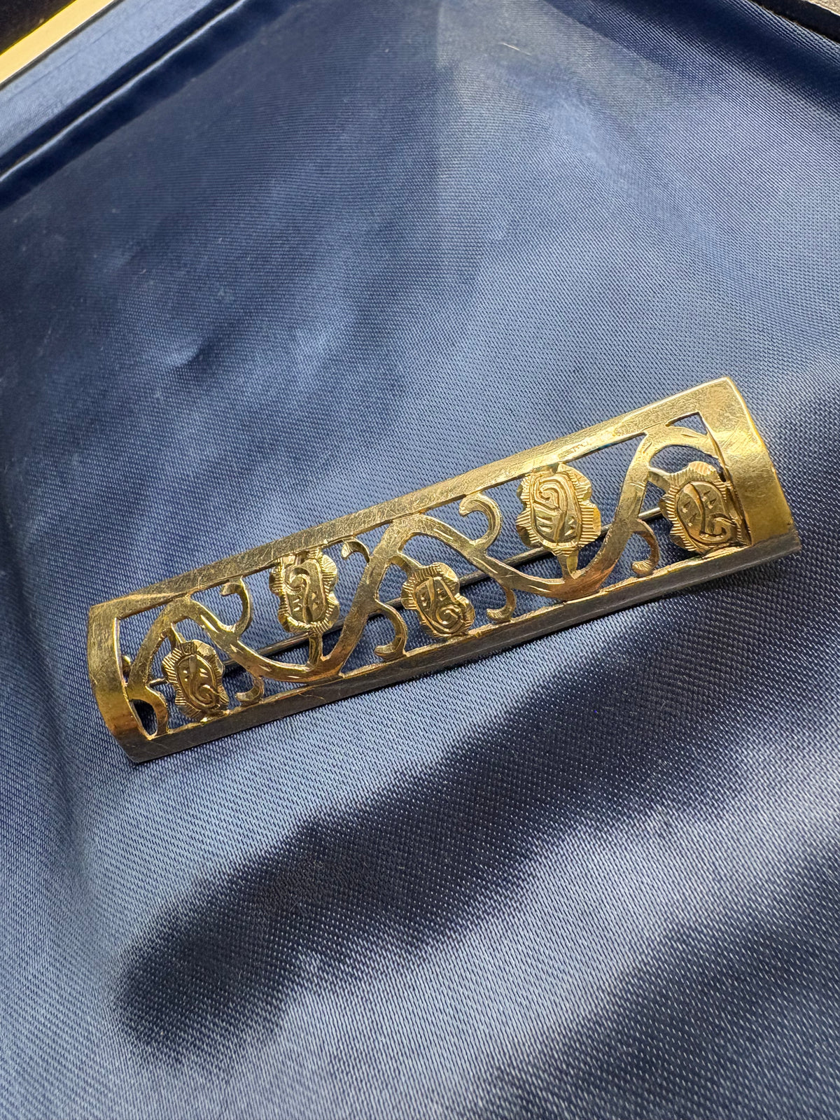 Brooch Handarbeit argento 800